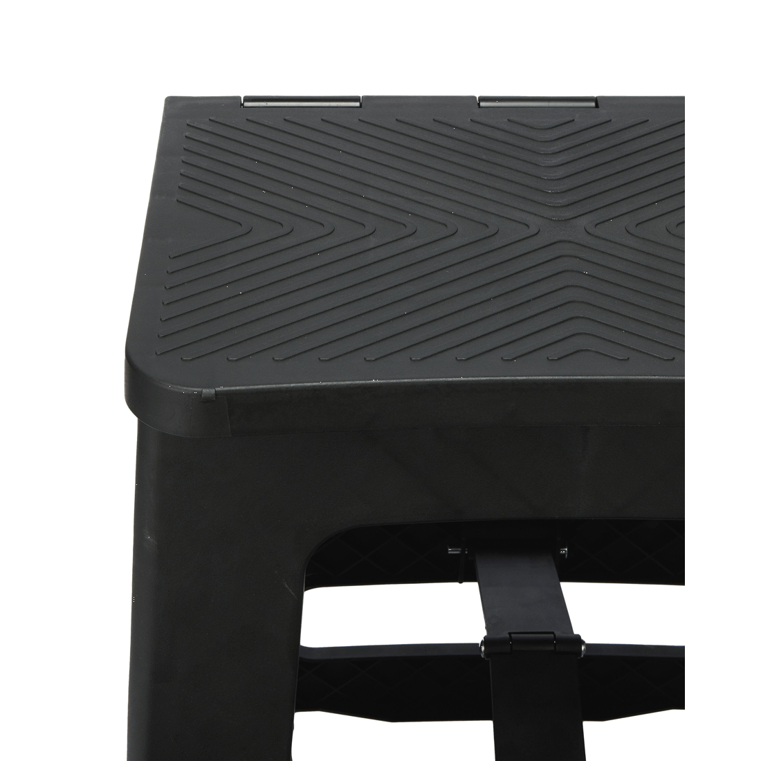 3 Folding Step Stool 2 Tier - Black, 3 of 7
