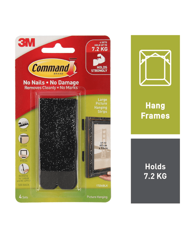 3M Command Picture Hanging Strips Large - B