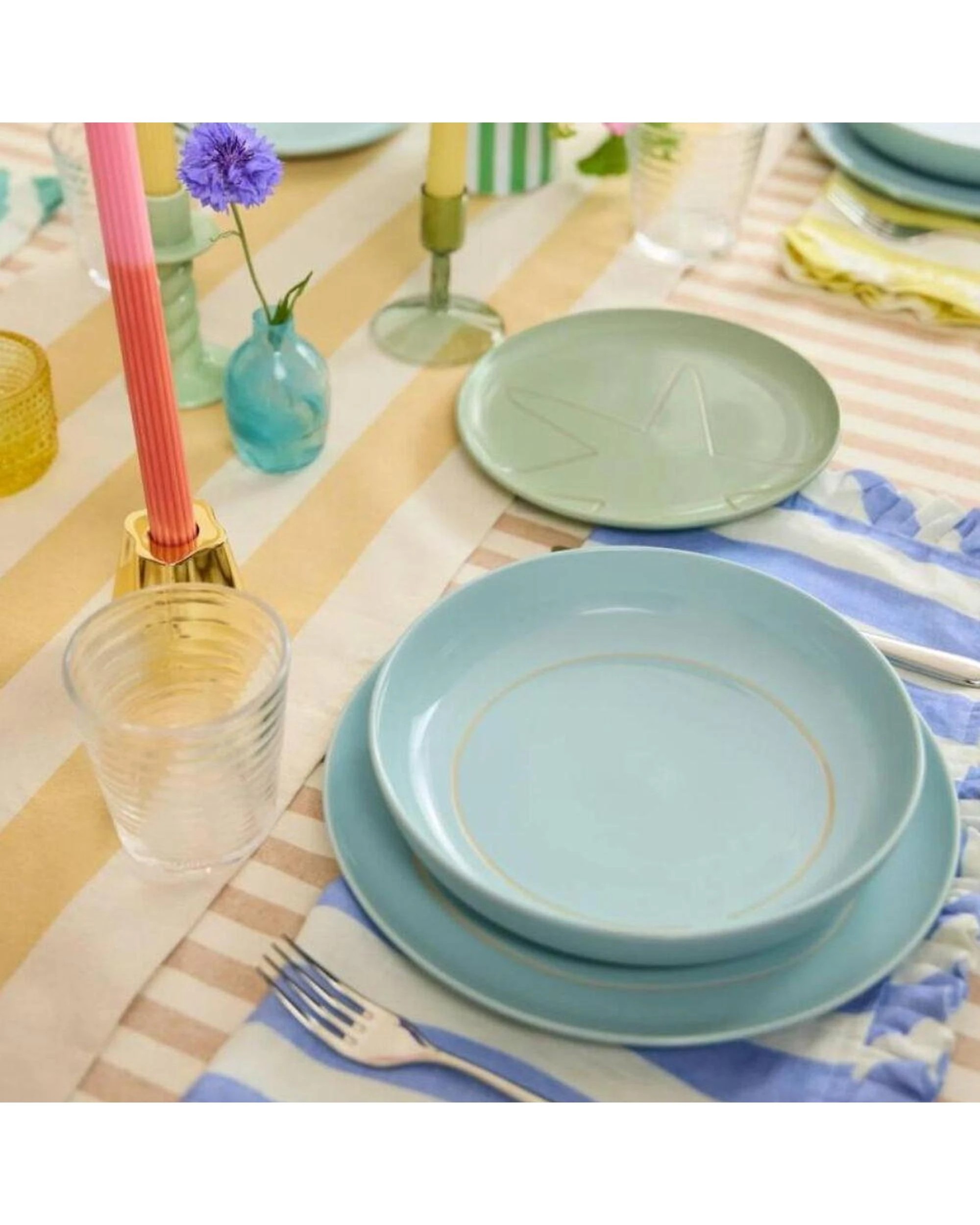 6 Royal Doulton Tilly Ramsay Plate 27cm Set of 4 - Blue, 6 of 7