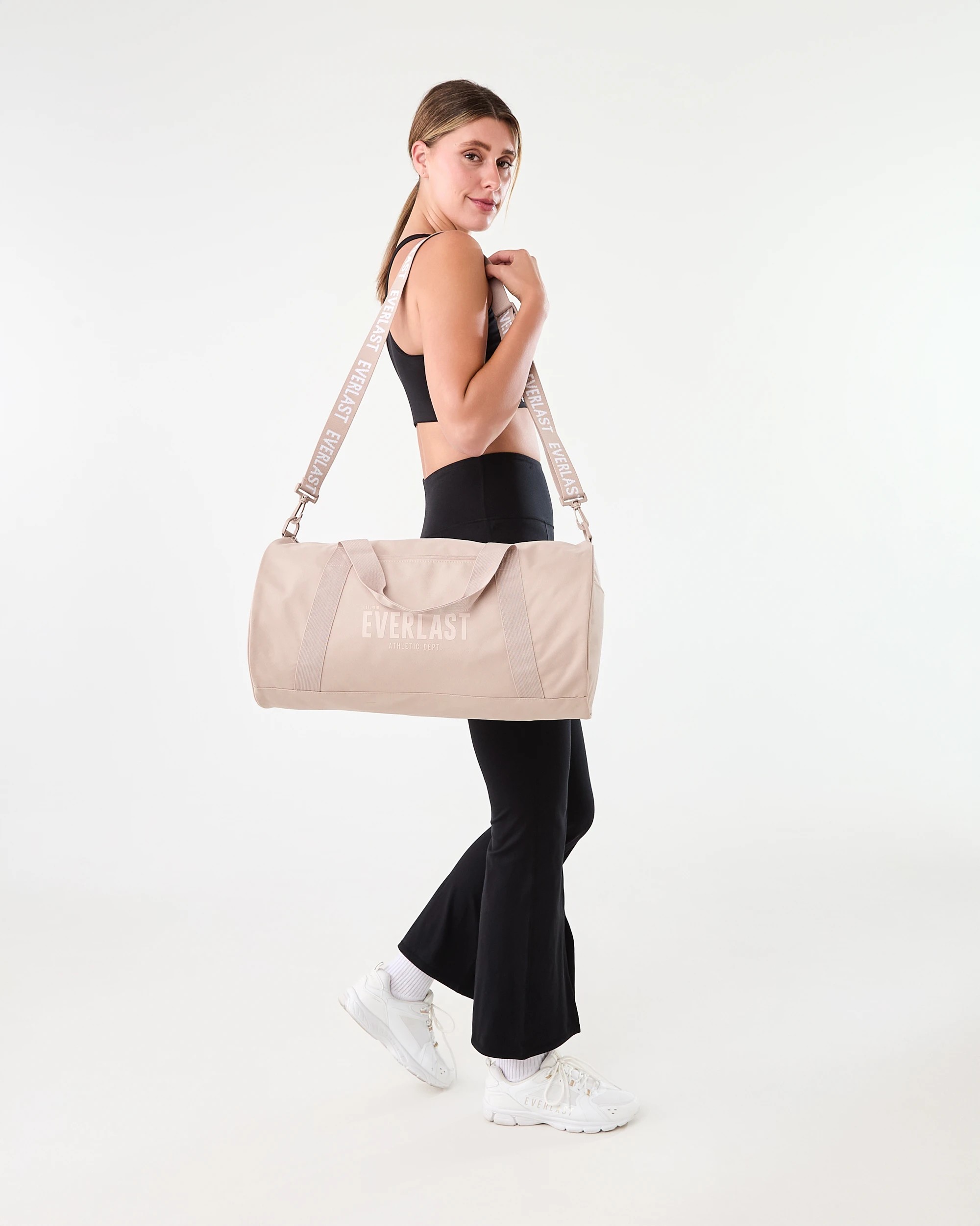 4 Everlast Beckett Barrel Bag - Taupe, 4 of 6