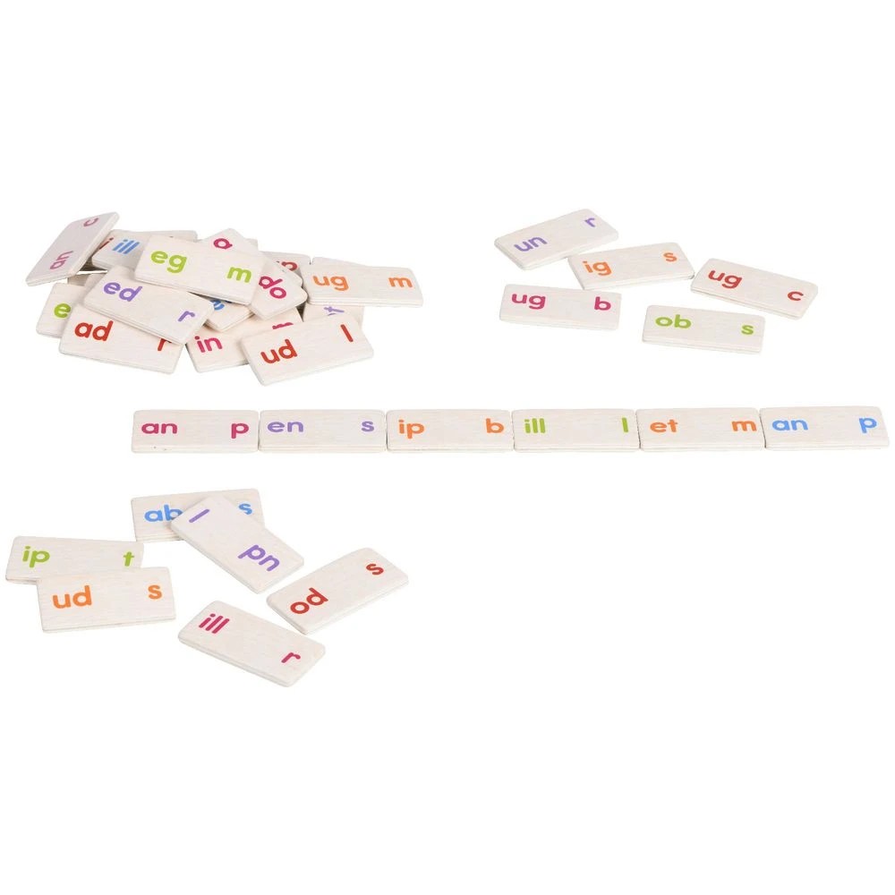 4 Kadink Wooden Phonics Dominoes Short Vowels 84 Pack, 4 of 4