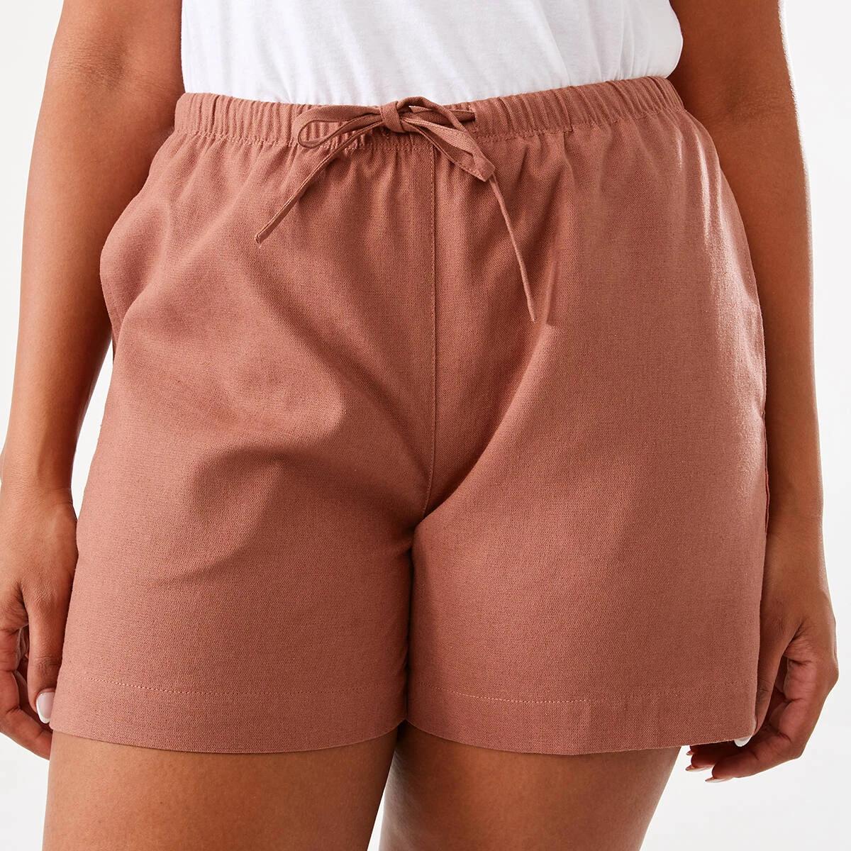 1 Soft Shorts Org Sepia, 1 of 6