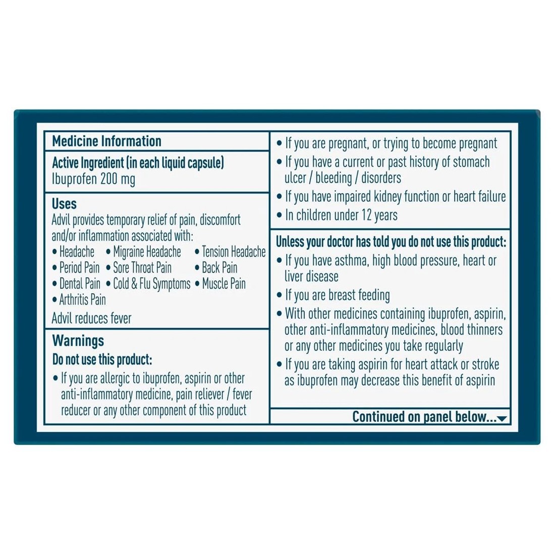 8 20 Pack Advil Ibuprofen 200 mg Minis Liquid Capsules, 8 of 10