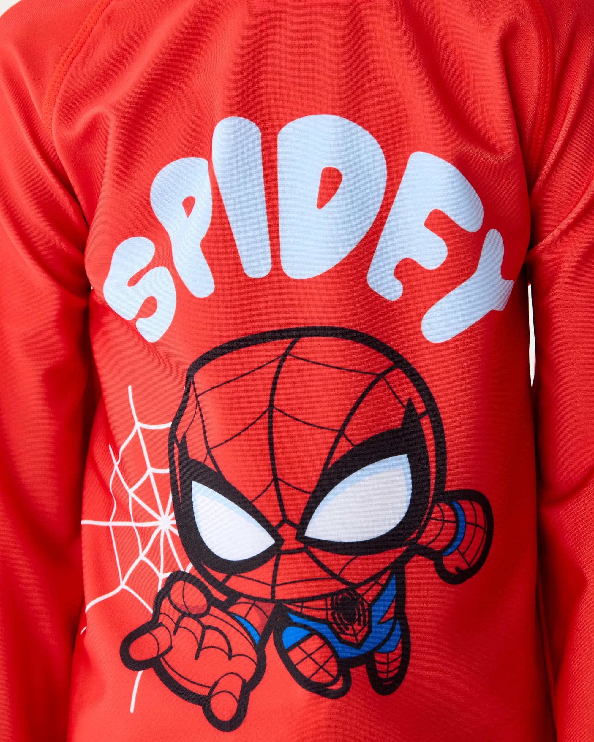 4 Spider-Man License Long Sleeve Rash Vest Spiderman, 4 of 6