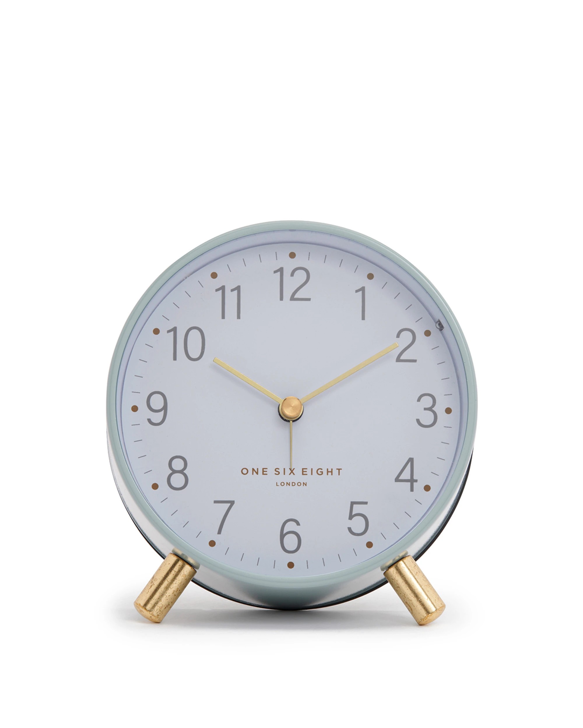 2 One Six Eight London Maisie Silent Alarm Clock - Sage Green - Green, 2 of 4