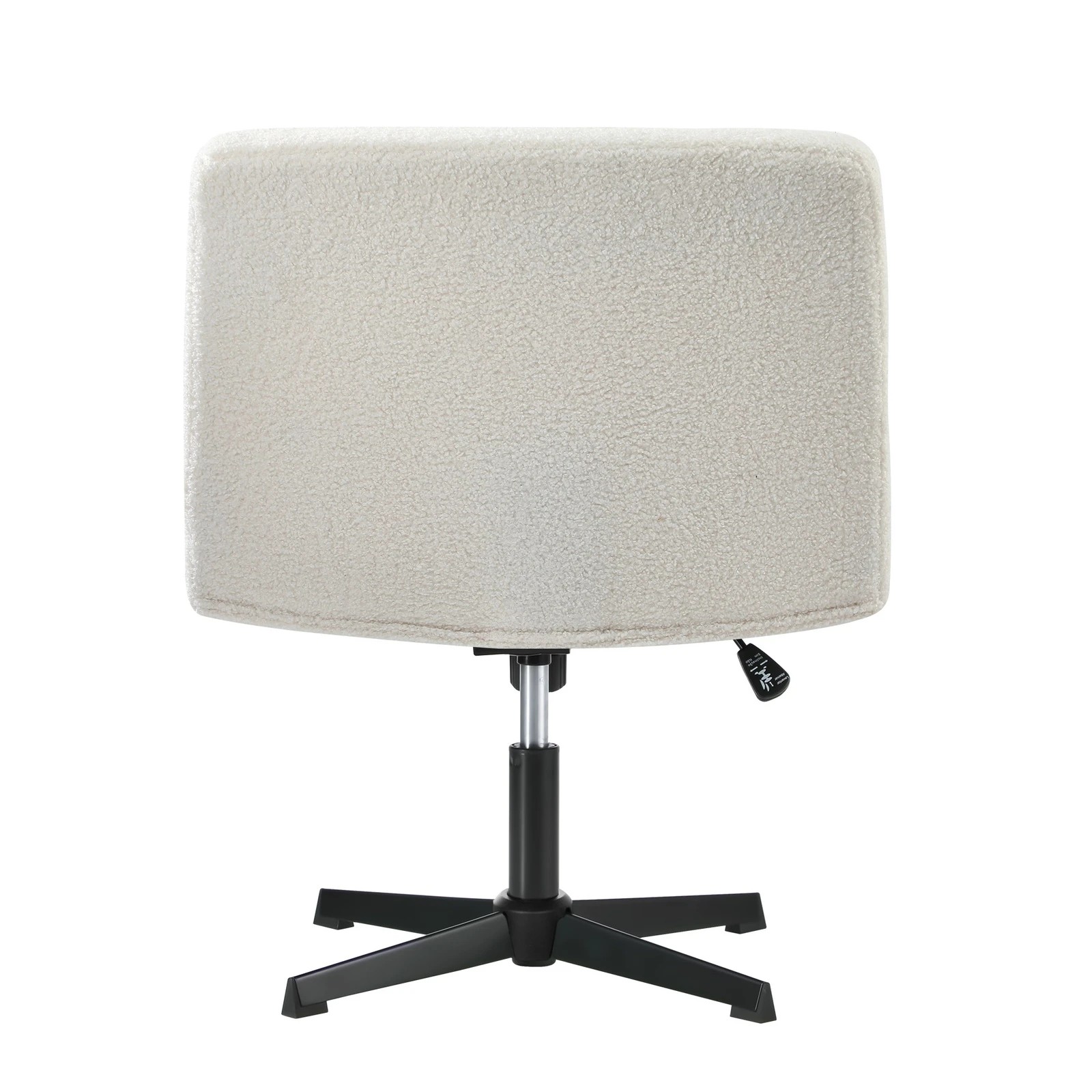 9 Oikiture Armless Office Desk Chair Boucle
 - White, 9 of 10