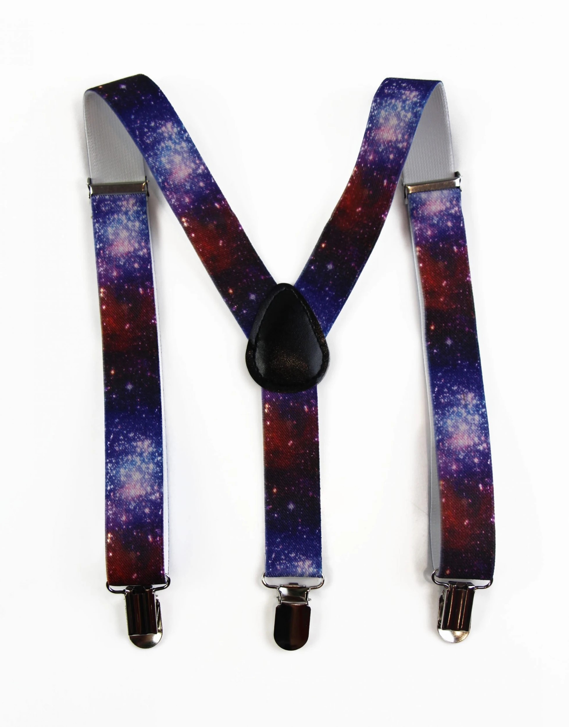 3 Zasel Boys Adjustable Galaxy Patterned Suspenders - Multi - Multi, 3 of 4