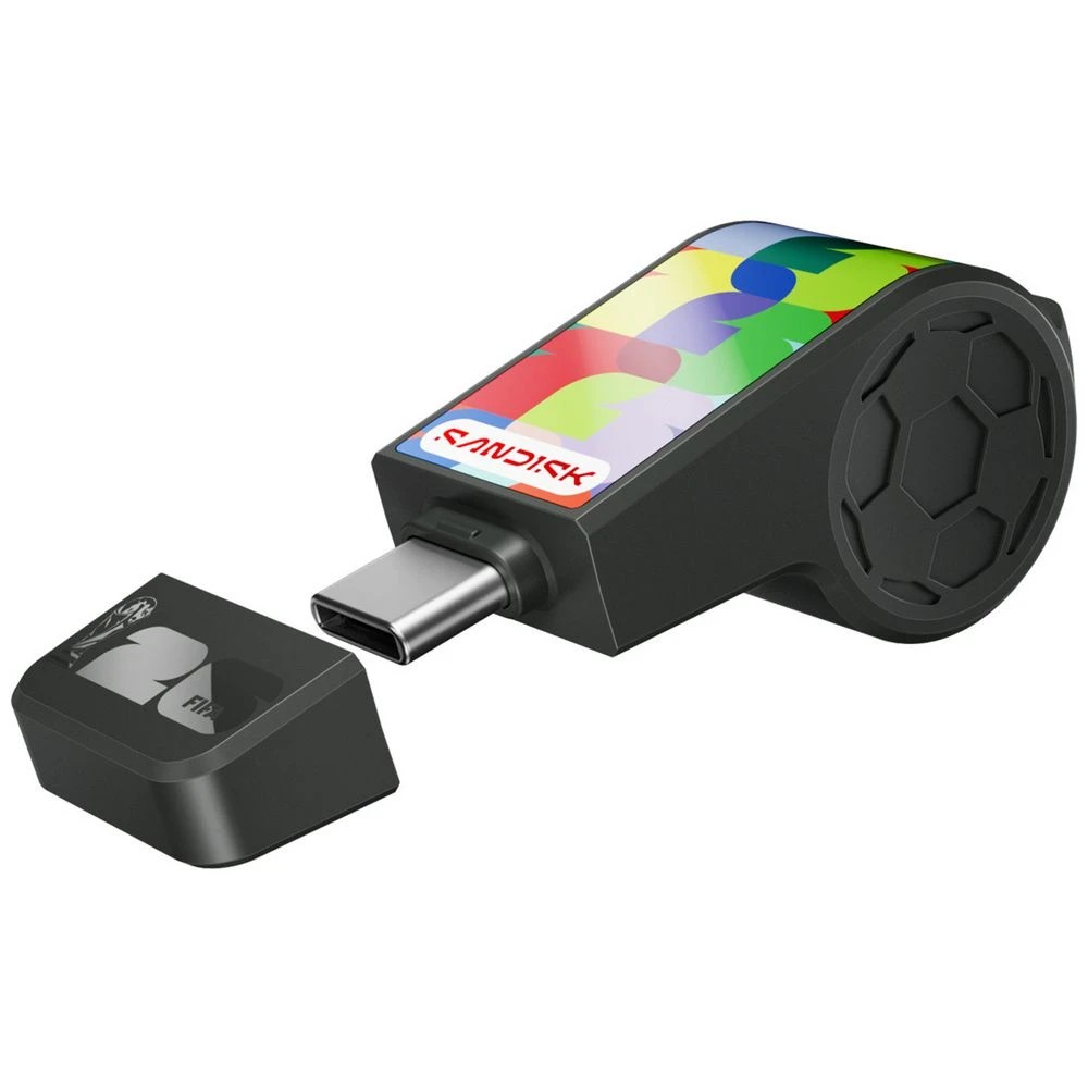 2 Sandisk 64GB USB-C Flash Drive FIFA Edition, 2 of 6