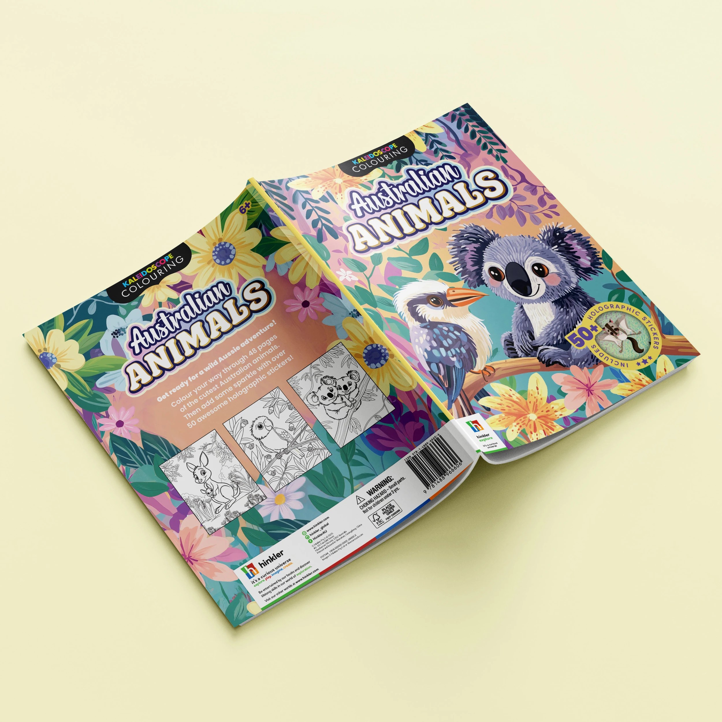 5 Kaleidoscope Colouring: Australian Animals - Book, 5 of 5