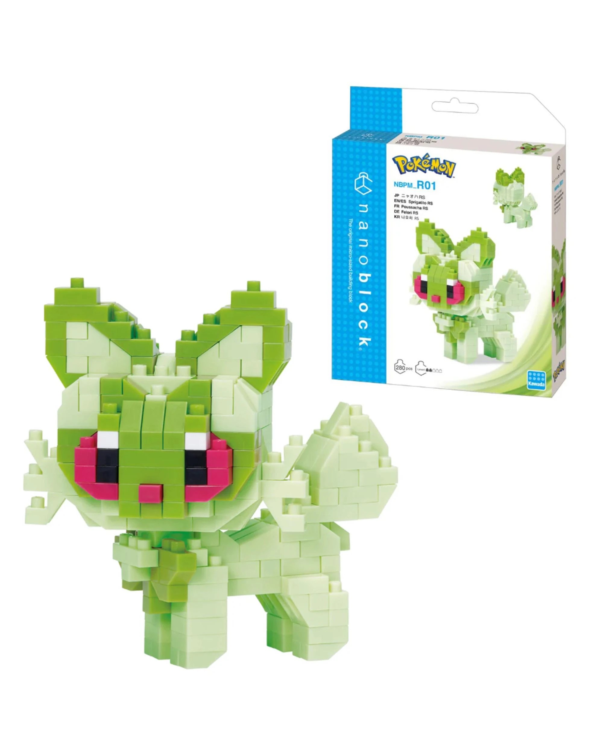 1 Nanoblock Pokemon Sprigatito RS, 1 of 6