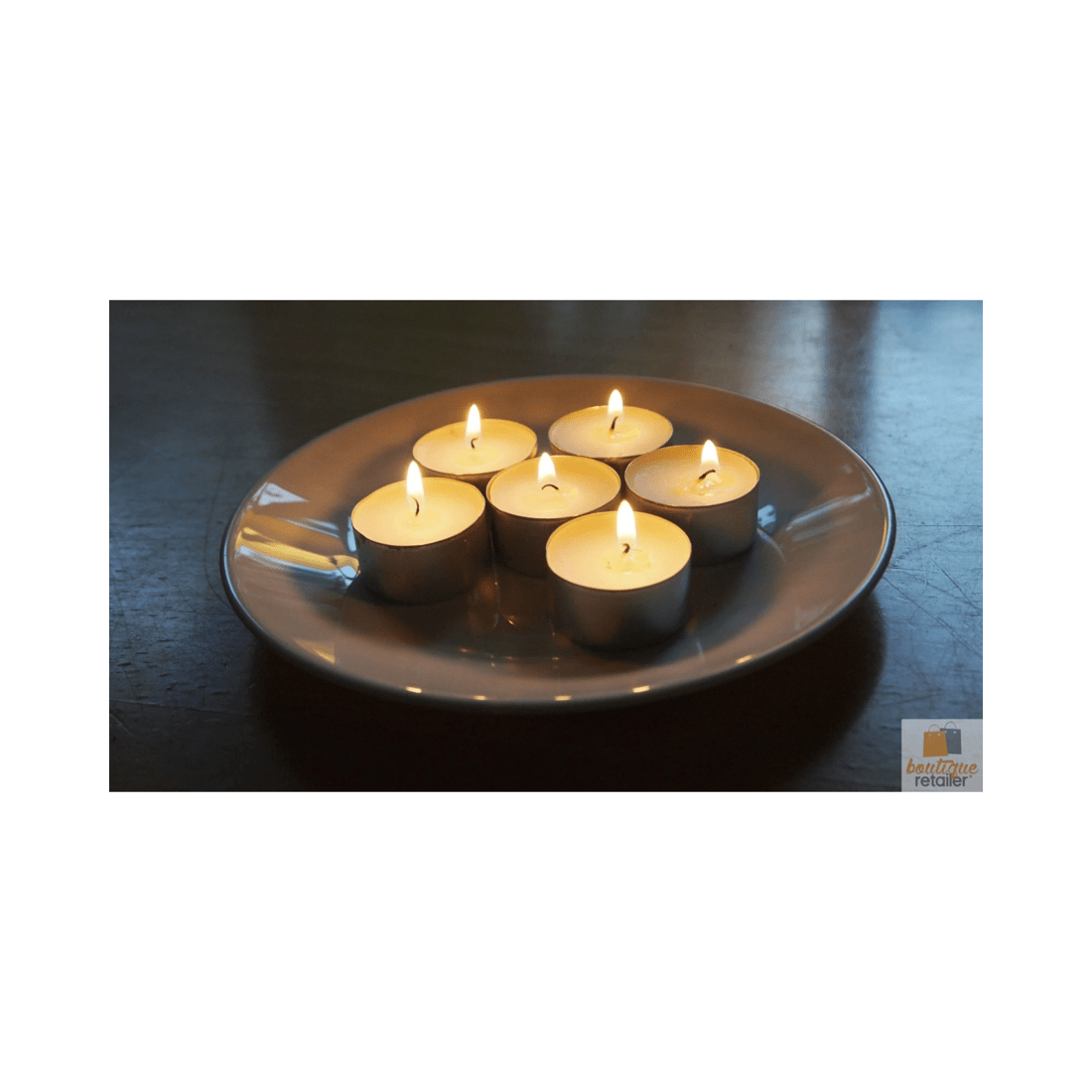2 BR Home Tealight Candles - 600-Pack with 4-Hour Burn Time and Smokeless Crystal Wax, 2 of 6