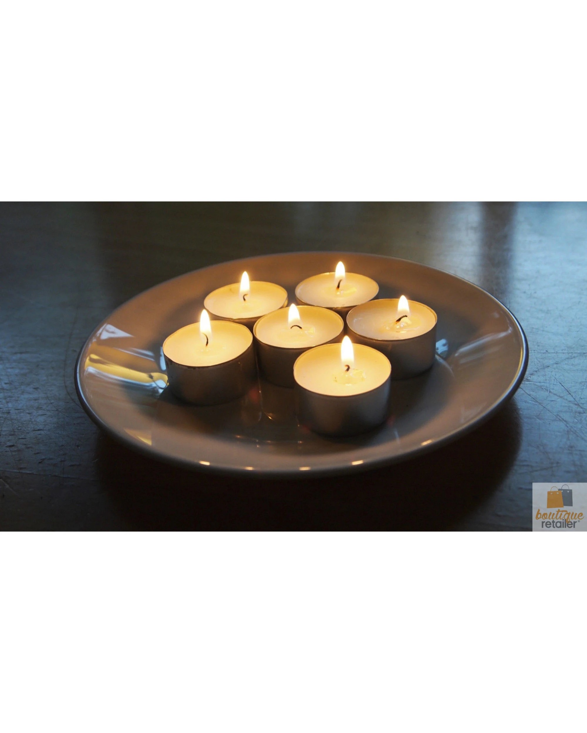 2 BR Home Tealight Candles - 600-Pack with 4-Hour Burn Time and Smokeless Crystal Wax, 2 of 5