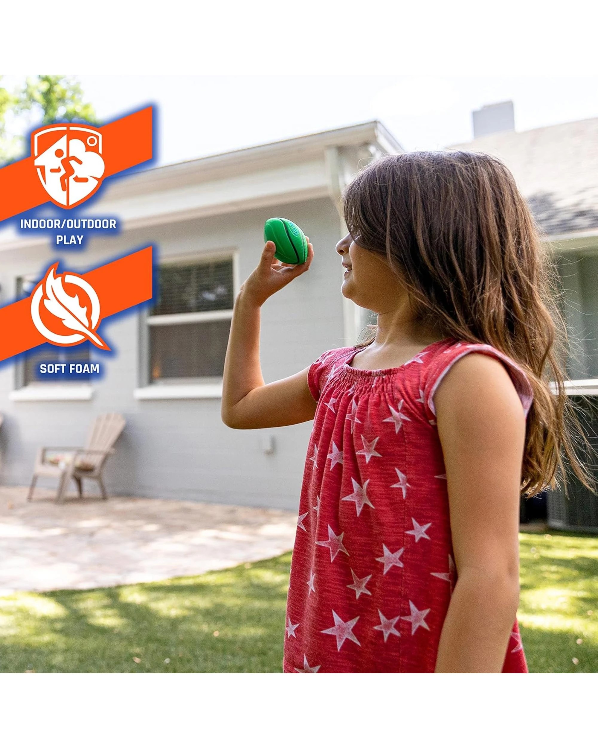 7 Nerf Micro Stress Foam Ball Assorted, 7 of 8