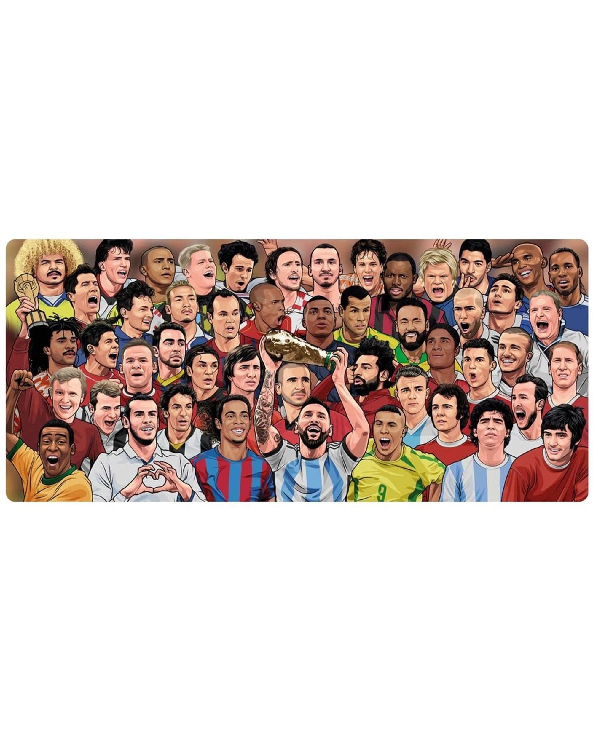 3 Football Legends Collection XXL Gaming Desk Mat, 3 of 3