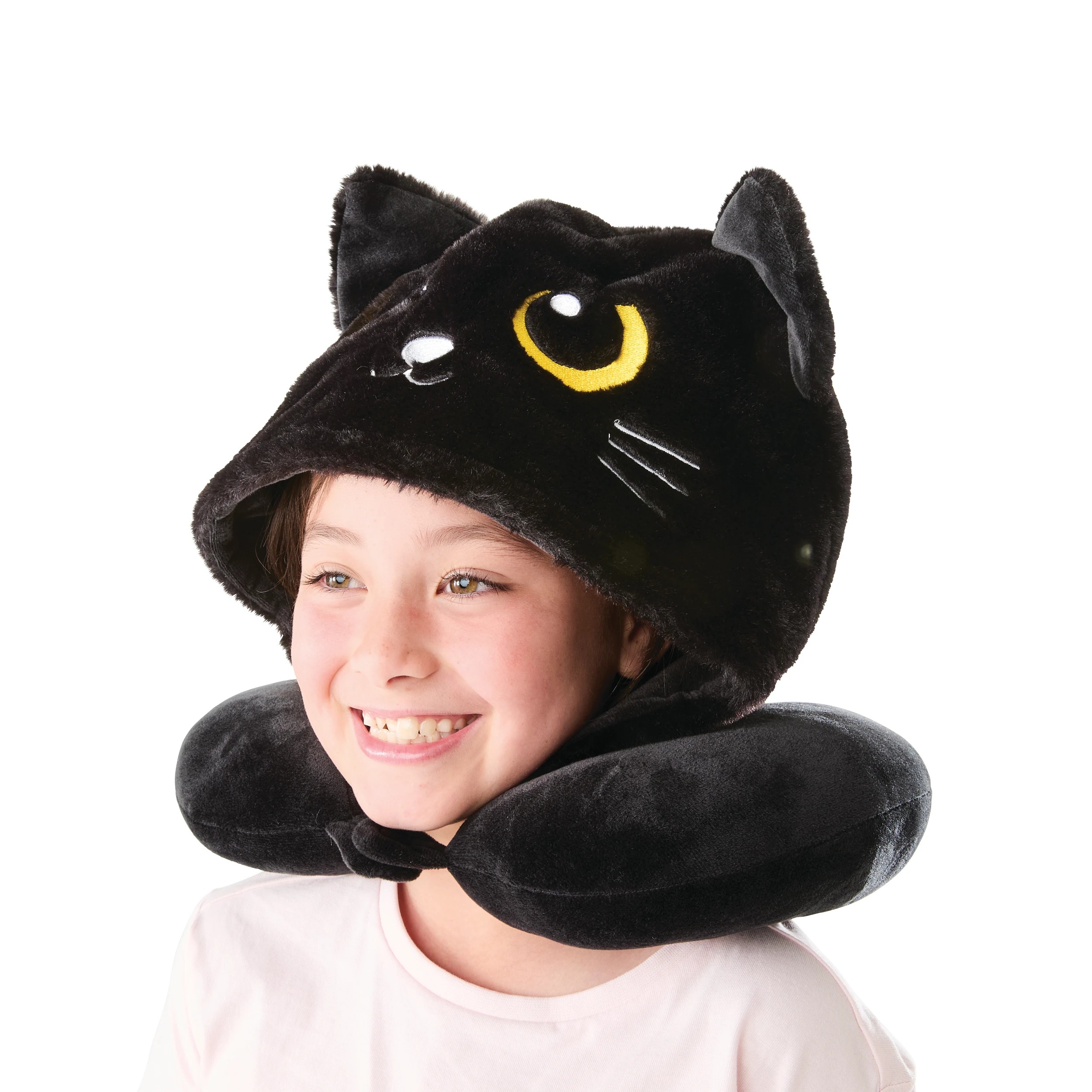 3 Hooded Travel Pillow - Cat, 3 of 8