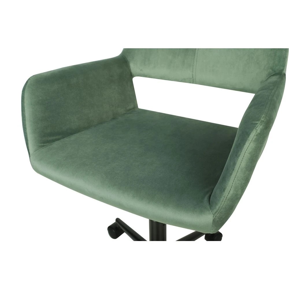 6 Otto Nordby Desk Chair Velvet Green Ergonomic Chairs and Desk Chairs, 6 of 10
