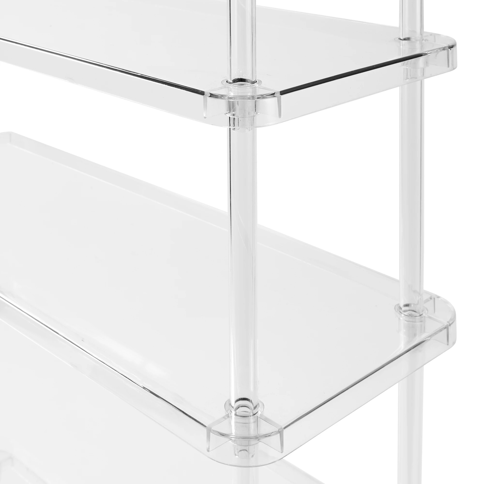 8 5 Tier Clear Shoe Rack - Clear, 8 of 8