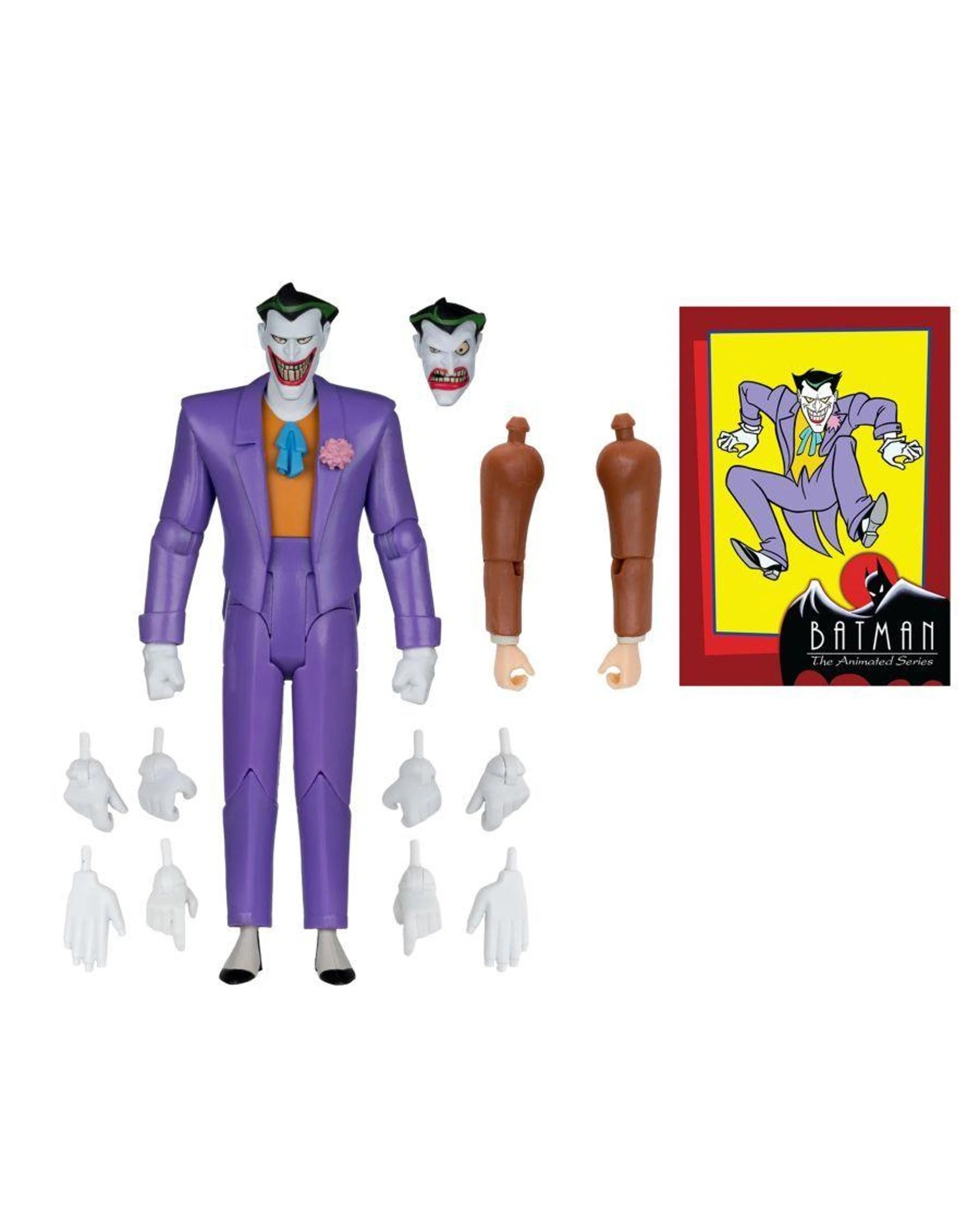 6 McFarlane DC Direct Batman the Animated Series The Joker Build-A 6 inch Figure, 6 of 9