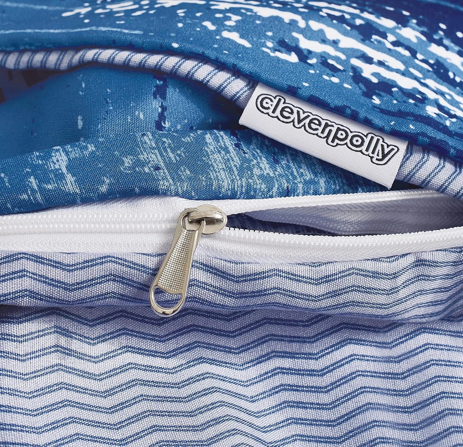 7 CleverPolly Printed Microfibre Reversible Quilt Cover Set - Chavez - Queen Bed, 7 of 7