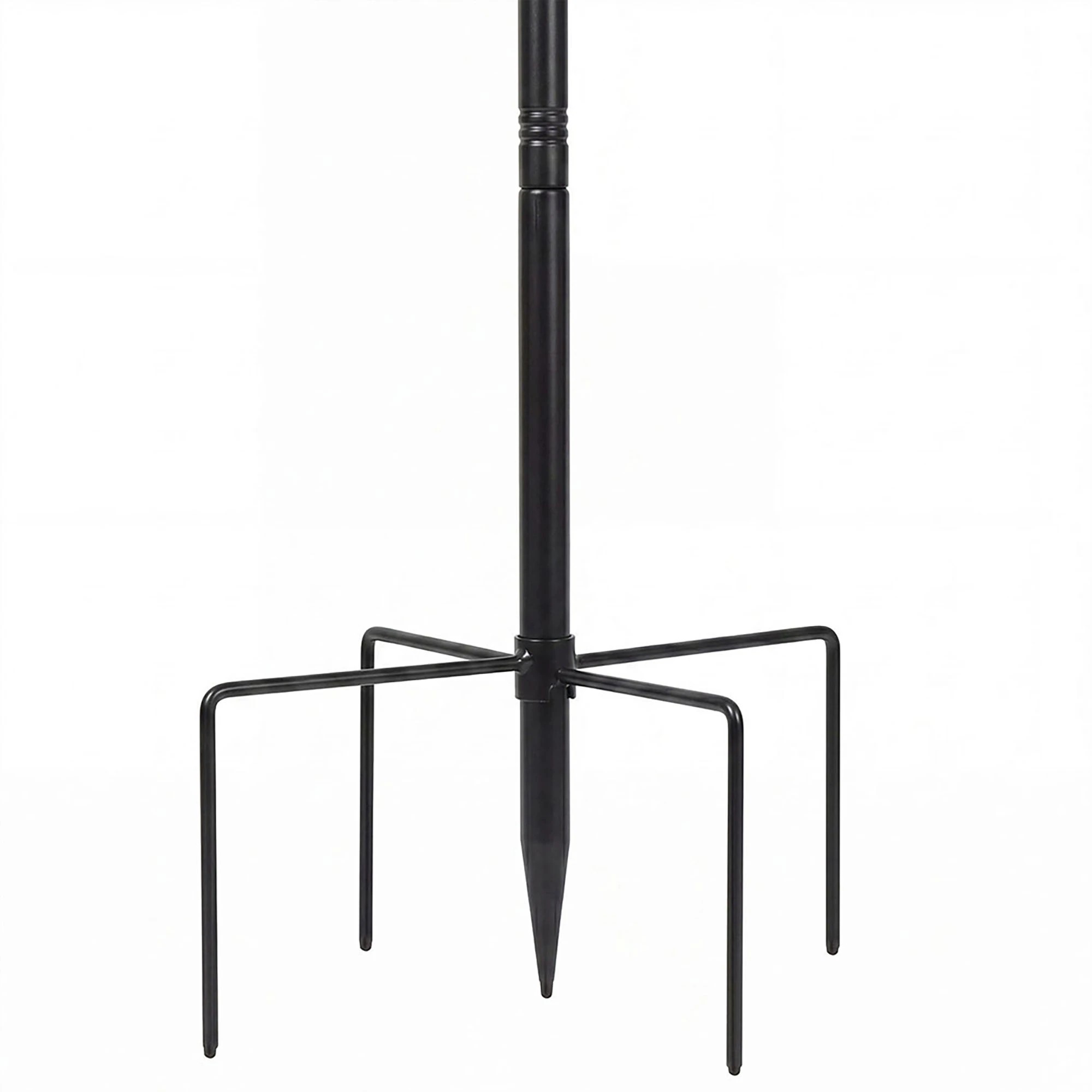 6 Toque Bird Feeder Station Hanging Stand Feeder 8 Hooks 4 Feeders Outdoor 224cm, 6 of 7