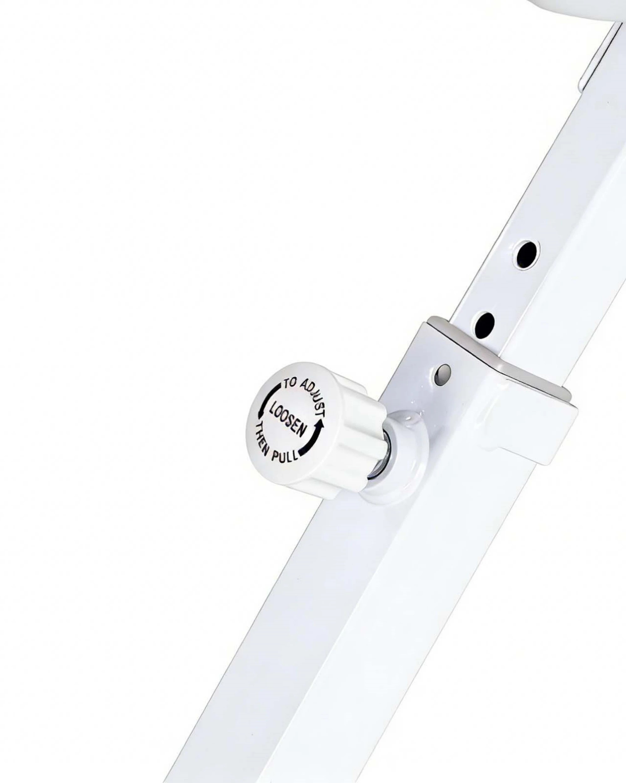 5 Advwin Folding Exercise Bike with Table - White, 5 of 9