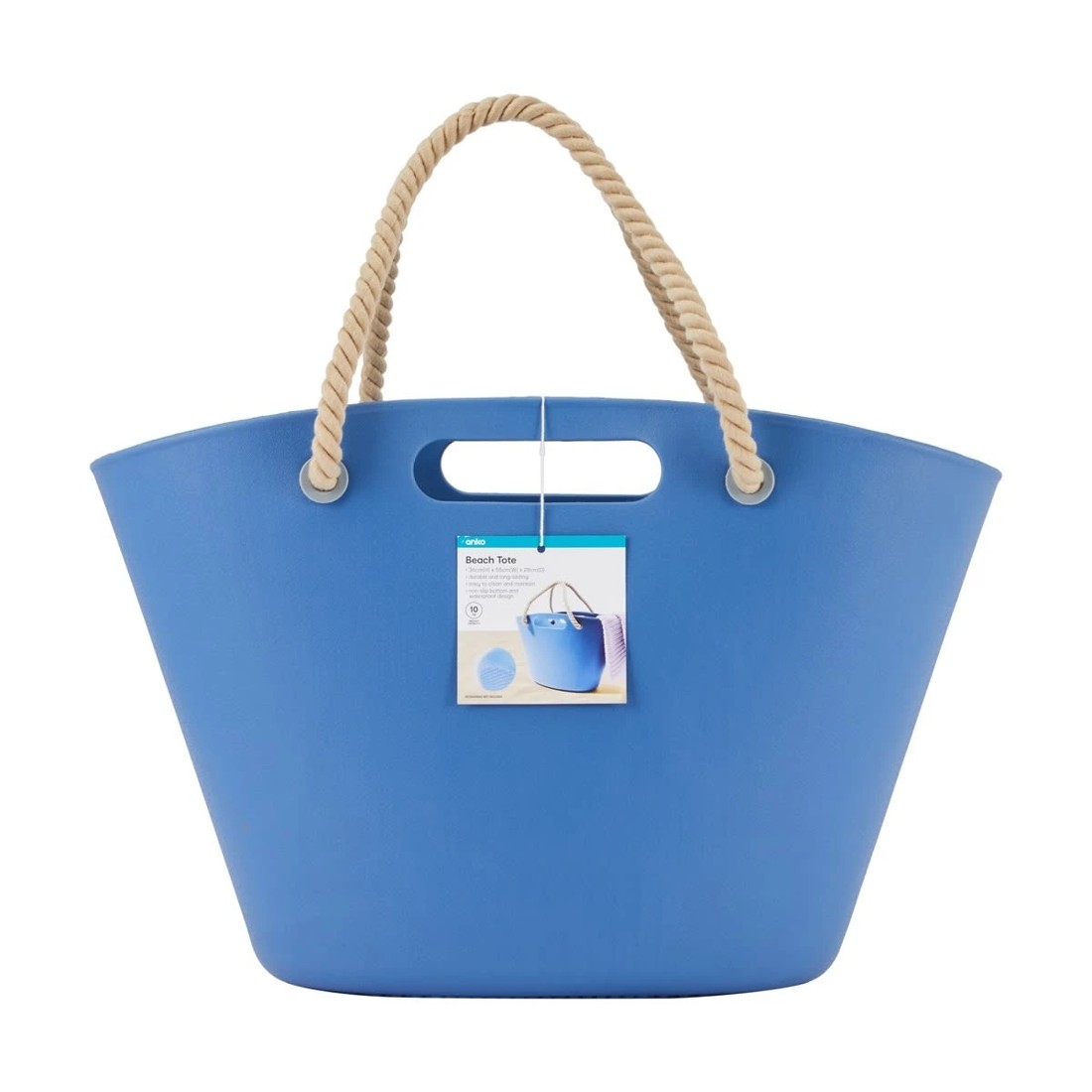 5 Beach Tote - Navy, 5 of 5