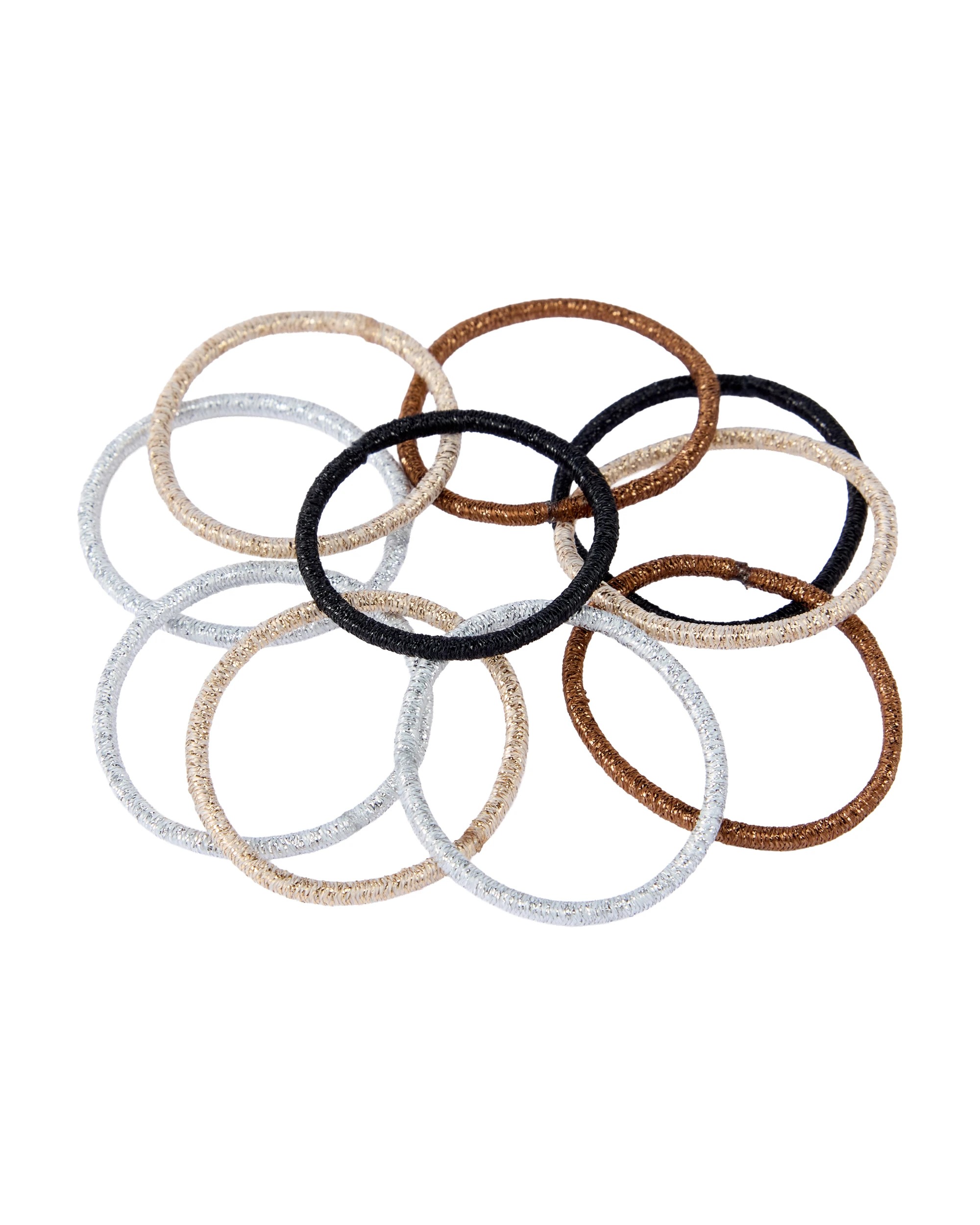 6 OXX Haircare 40 Piece Hair Elastics and Clips Pack, 6 of 7