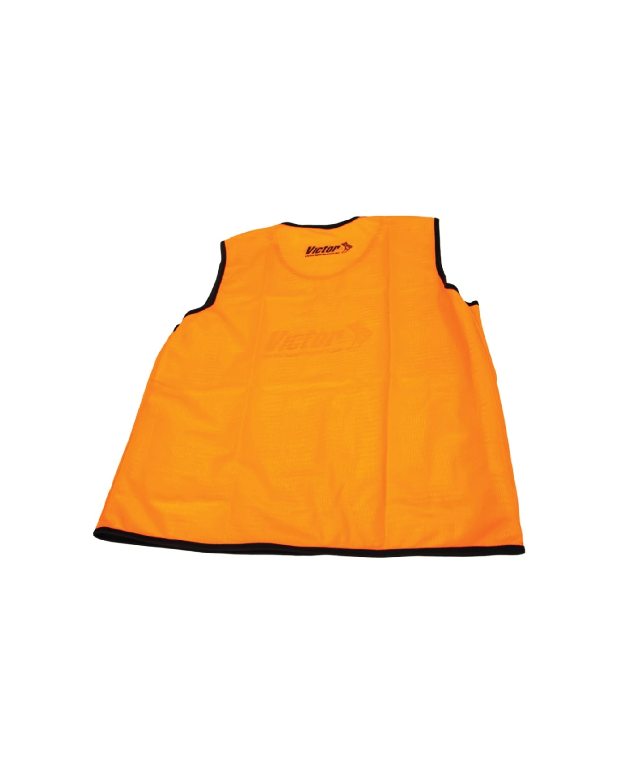 3 Victor Sports Reversible Lightweight Fitness Training Vest Breathable Junior - Orange, 3 of 3