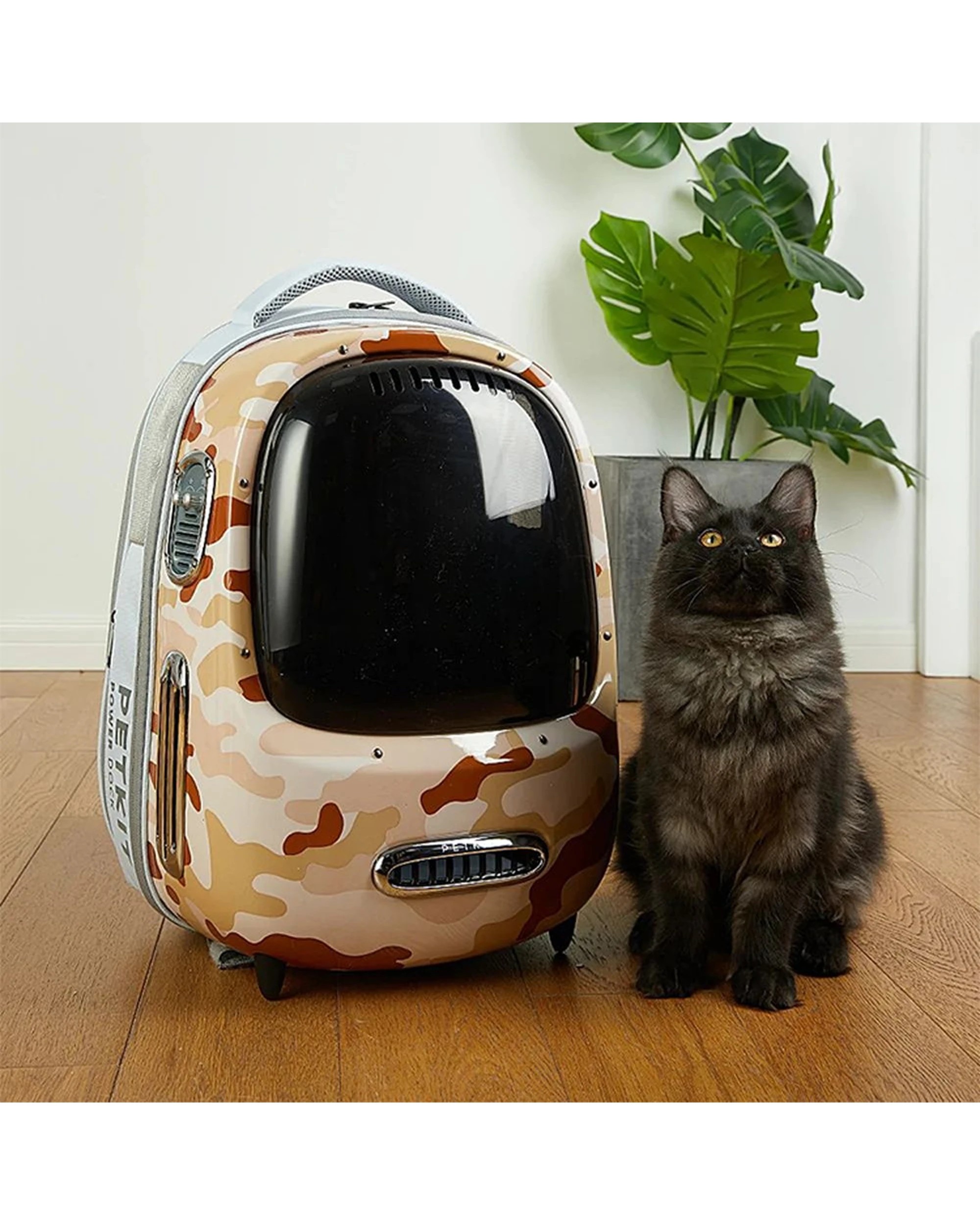3 Petkit Breezy 2 Smart Cat Backpack Bag Intelligent Ventilation Large Window - Multi, 3 of 3