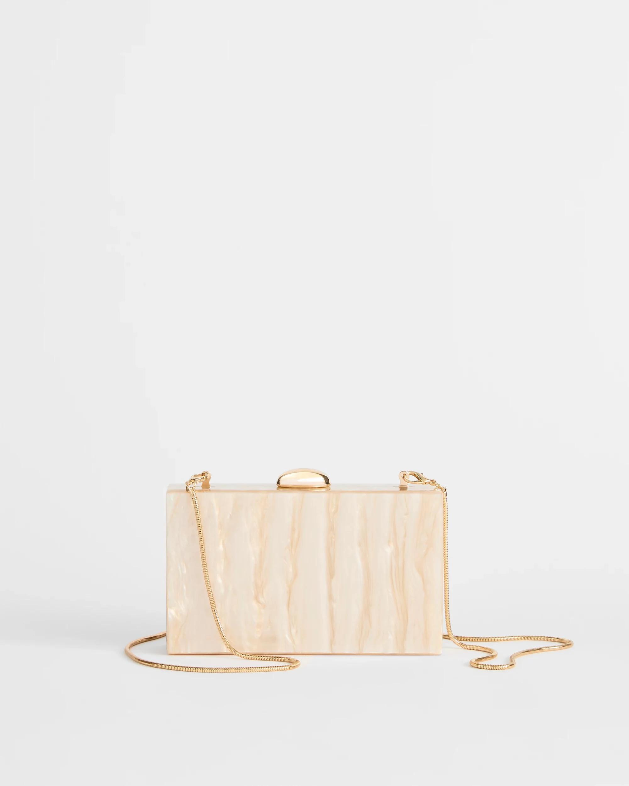 1 Target Acrylic Clutch Bag MINK RIPPLE, 1 of 2