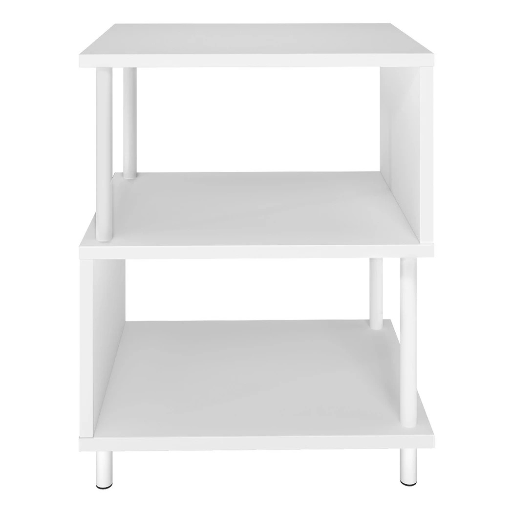 2 Levede Modern Small Side Table in White Colour, 2 of 6