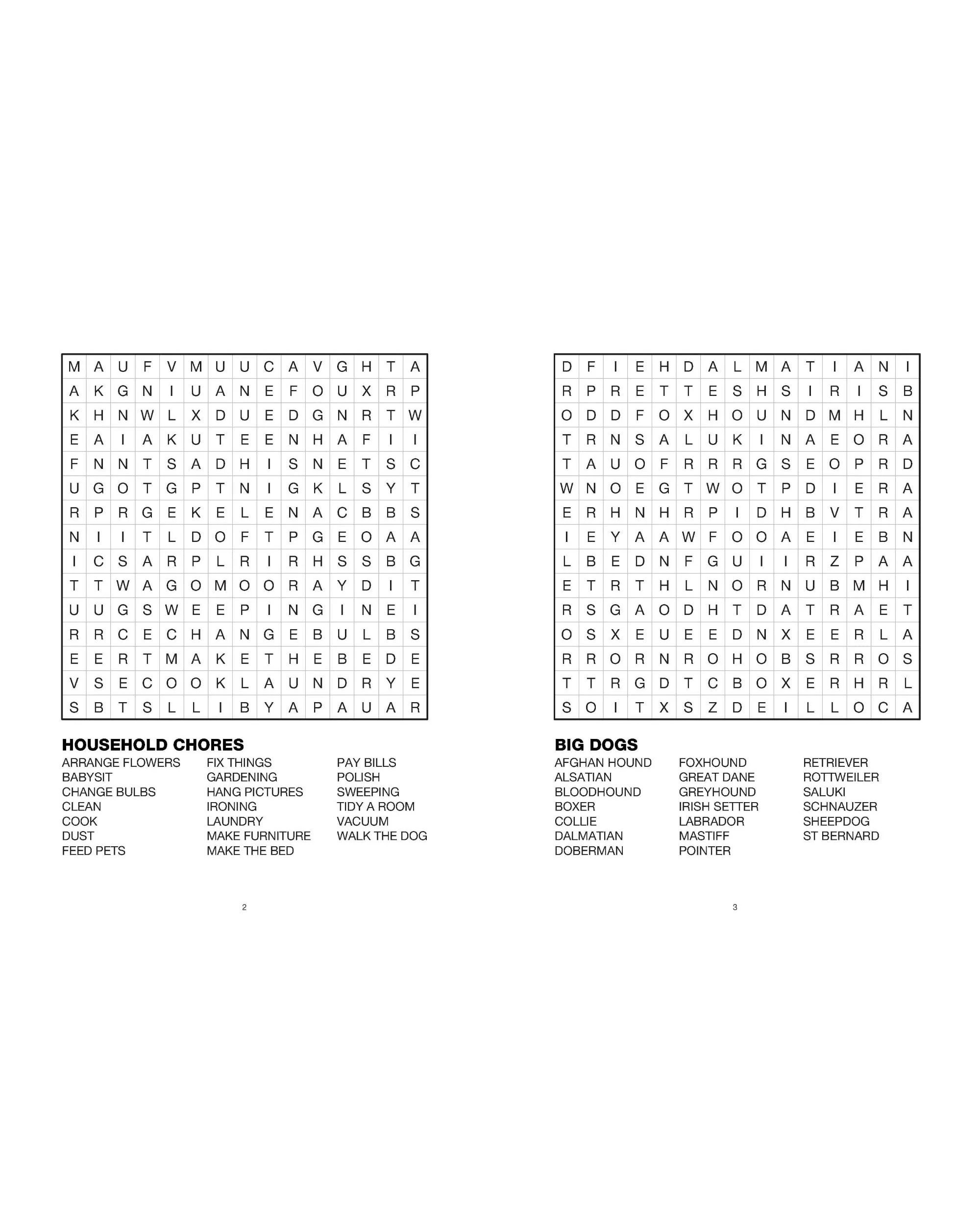 2 Ultimate Word Search Puzzles Large Print Puzzle Book, 2 of 2