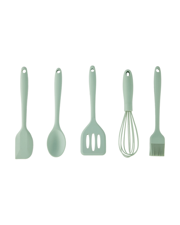 Set of 5 Mini Silicone Utensils
