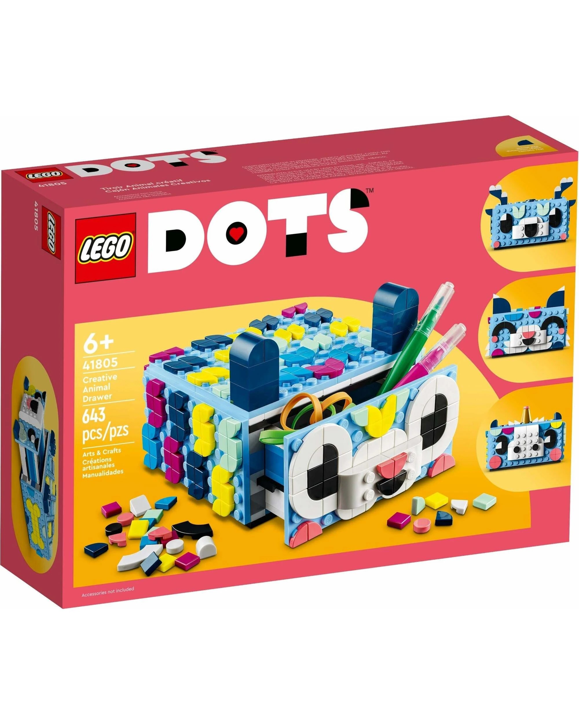 1 LEGO DOTS 41804 Creative Animal Drawer, 1 of 5
