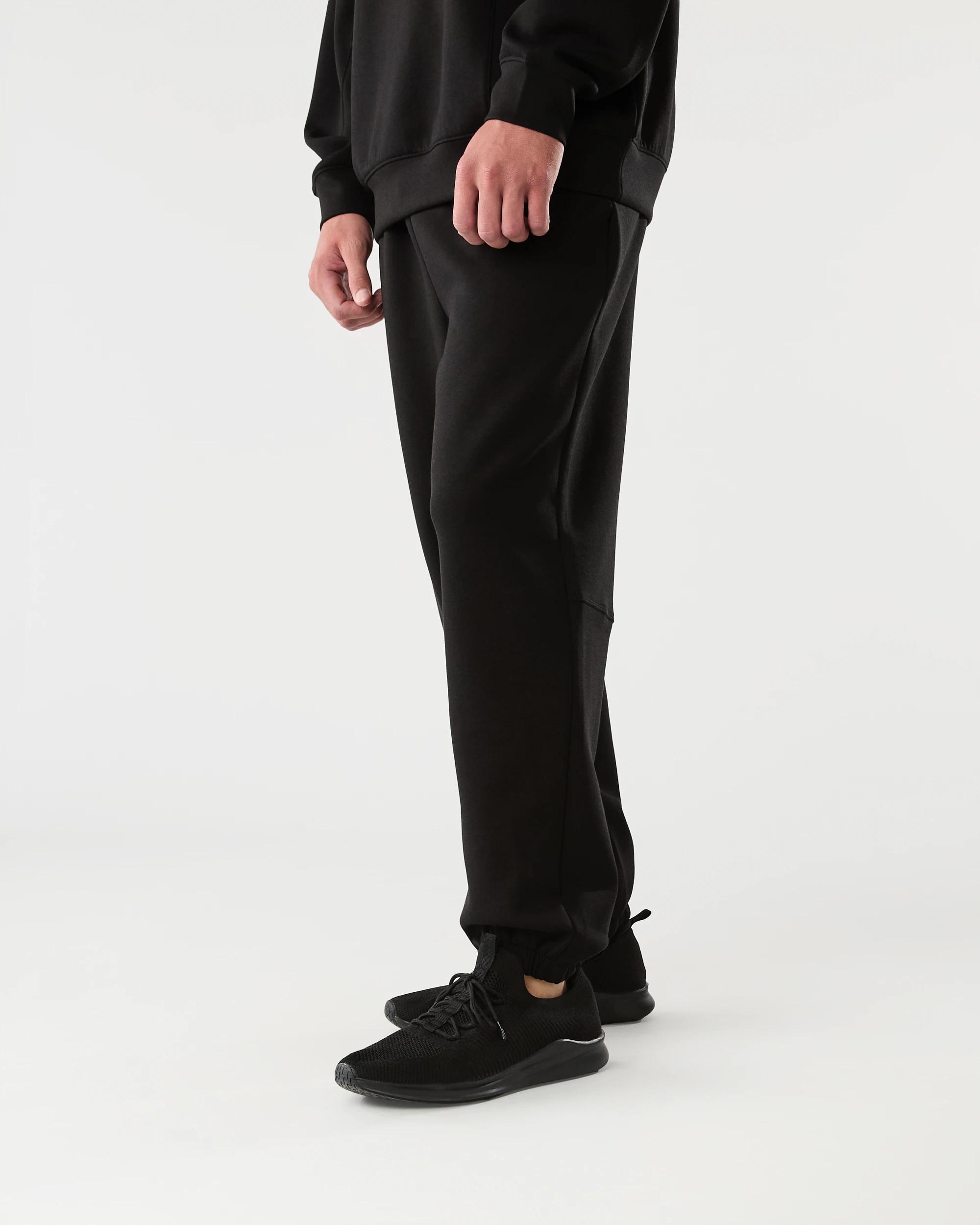 2 Active Mens Scuba Trackpants Black, 2 of 7