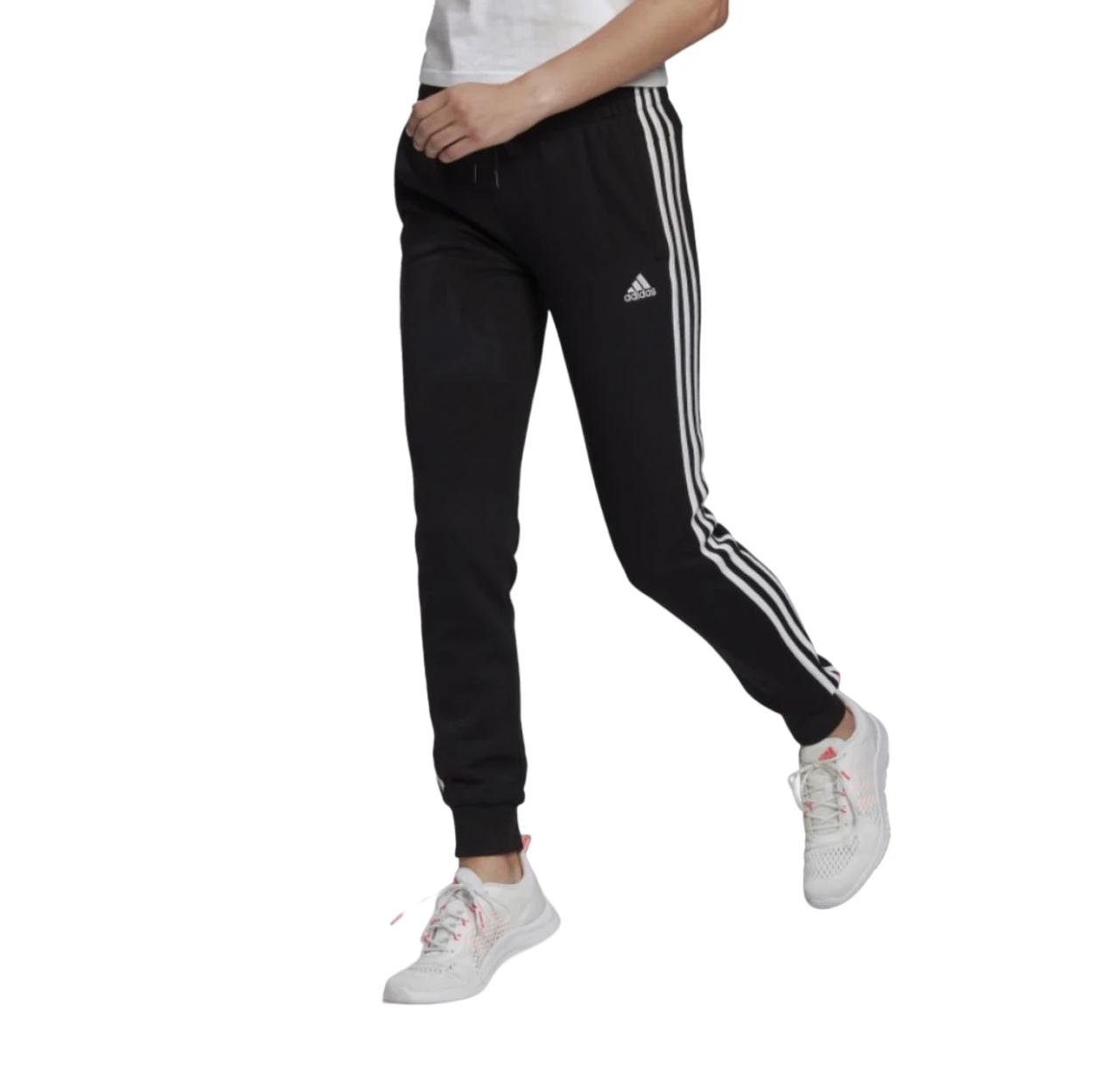 3 Adidas 5 Pack Womens Essentials French Terry Logo 3-Stripes Pants BLACK, 3 of 7