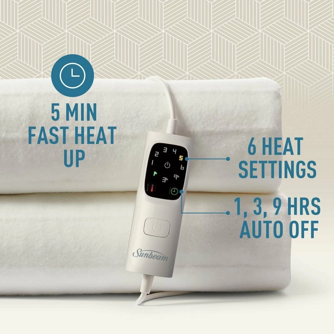 5 Sunbeam Sleep Perfect Electric Blanket - King Single, 5 of 5