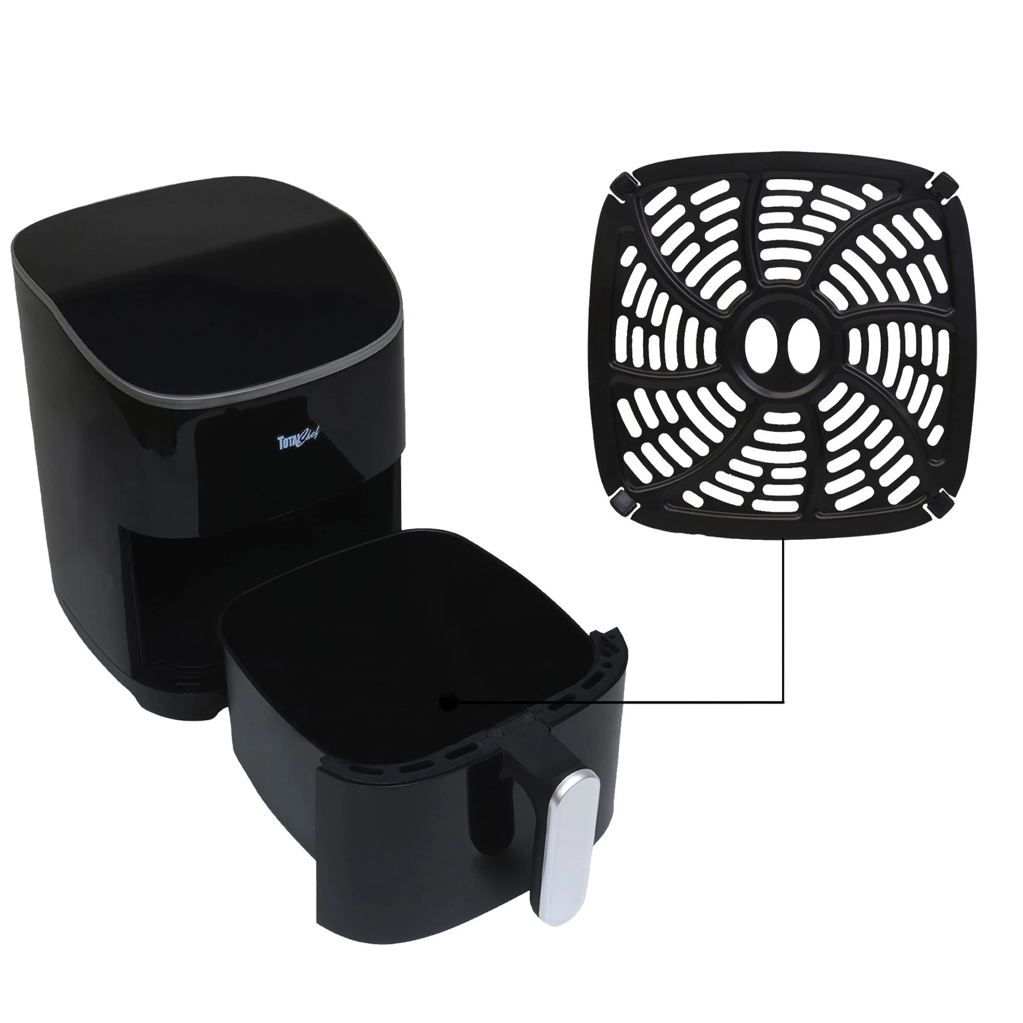 5 Total Chef 4.8L Air Fryer 8 Presets - Black, 5 of 8