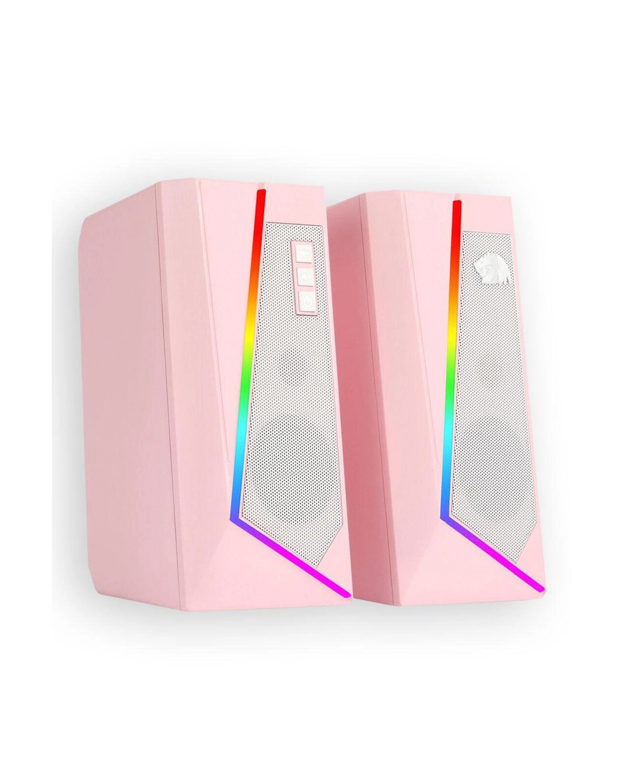 1 Redragon GS520P Anvil Vertical RGB Touch Control Desktop Speaker - Pink, 1 of 8