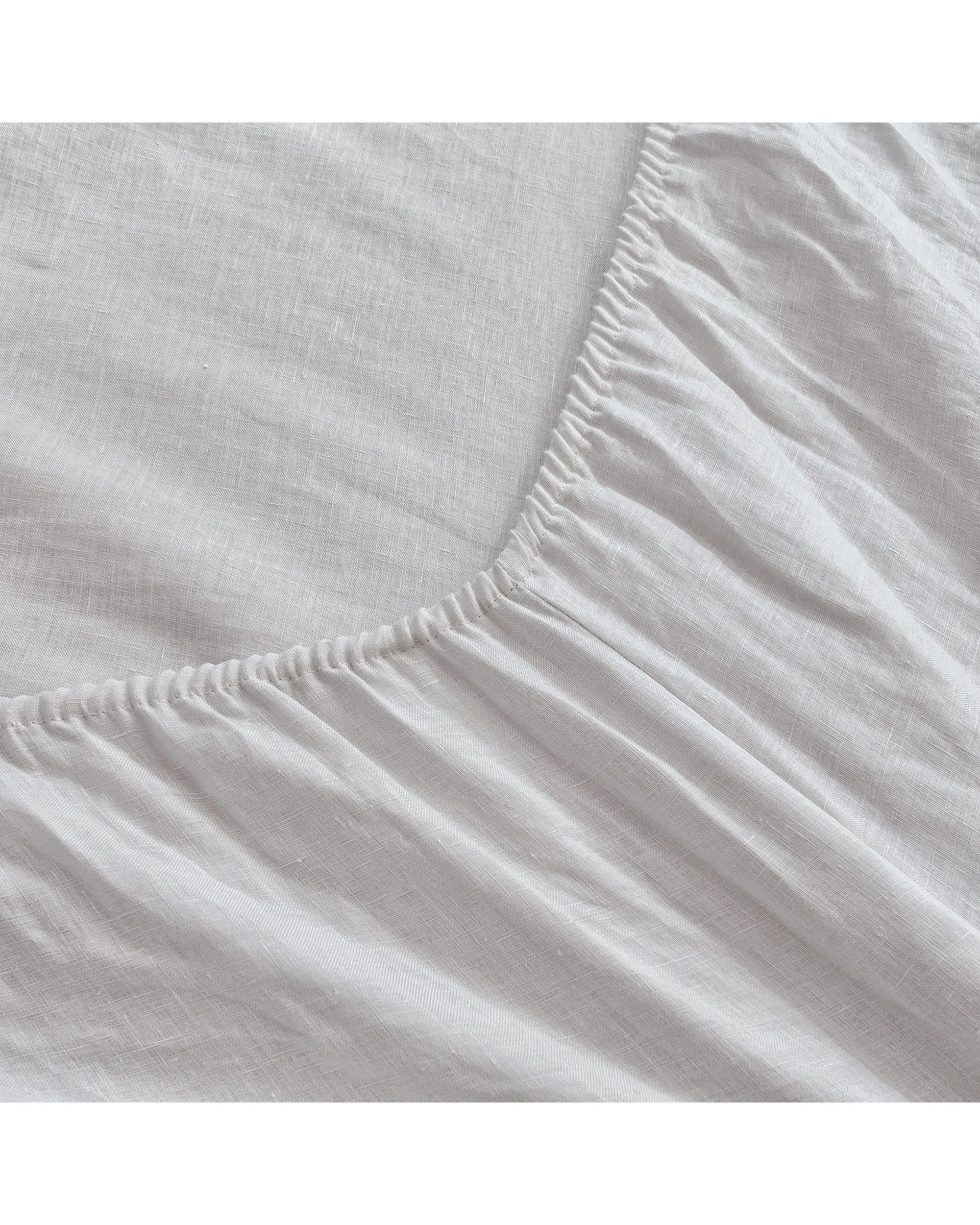 8 Natural Home 100% European Flax Linen Sheet Set - King Bed - Dove Grey, 8 of 9