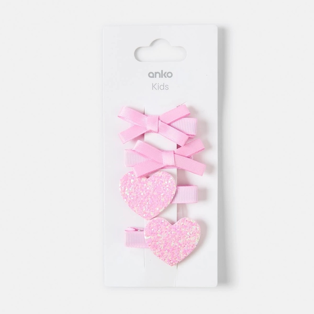 3 4 Pack Hearts Hair Clips, 3 of 3