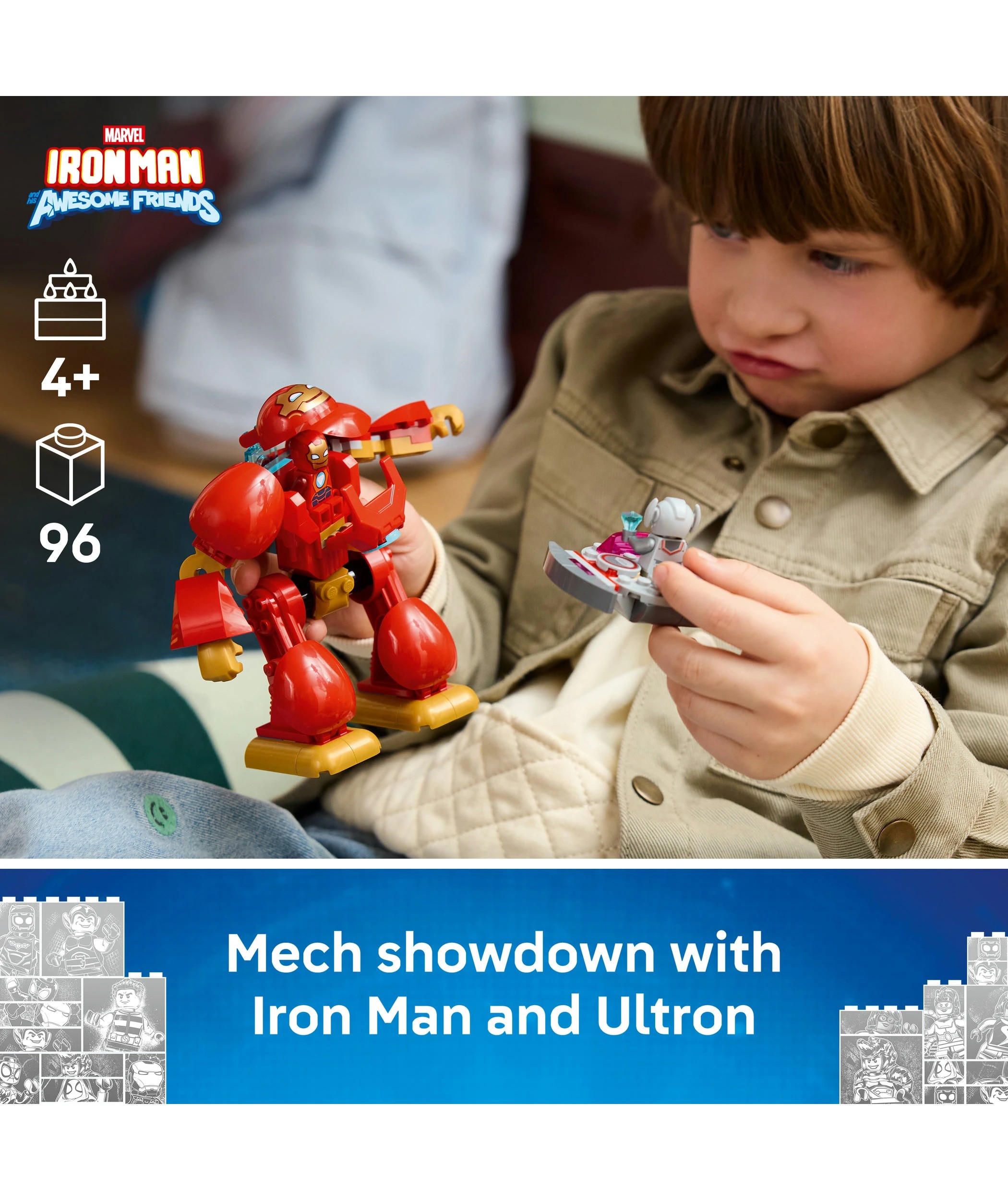 3 LEGO Disney Junior Marvel Ultron vs. Iron Man 11209, 3 of 9