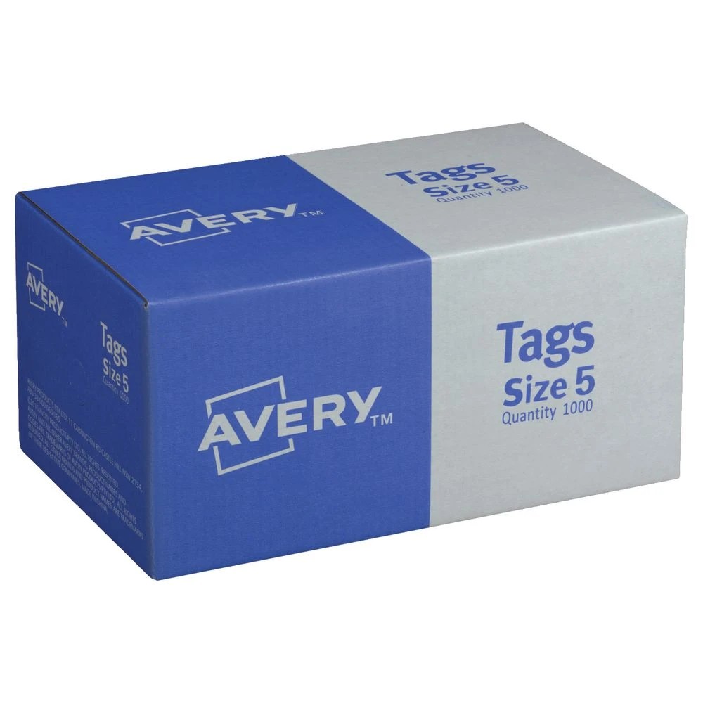 2 Avery Shipping Tags Yellow Size 4 1000 Pack, 2 of 2
