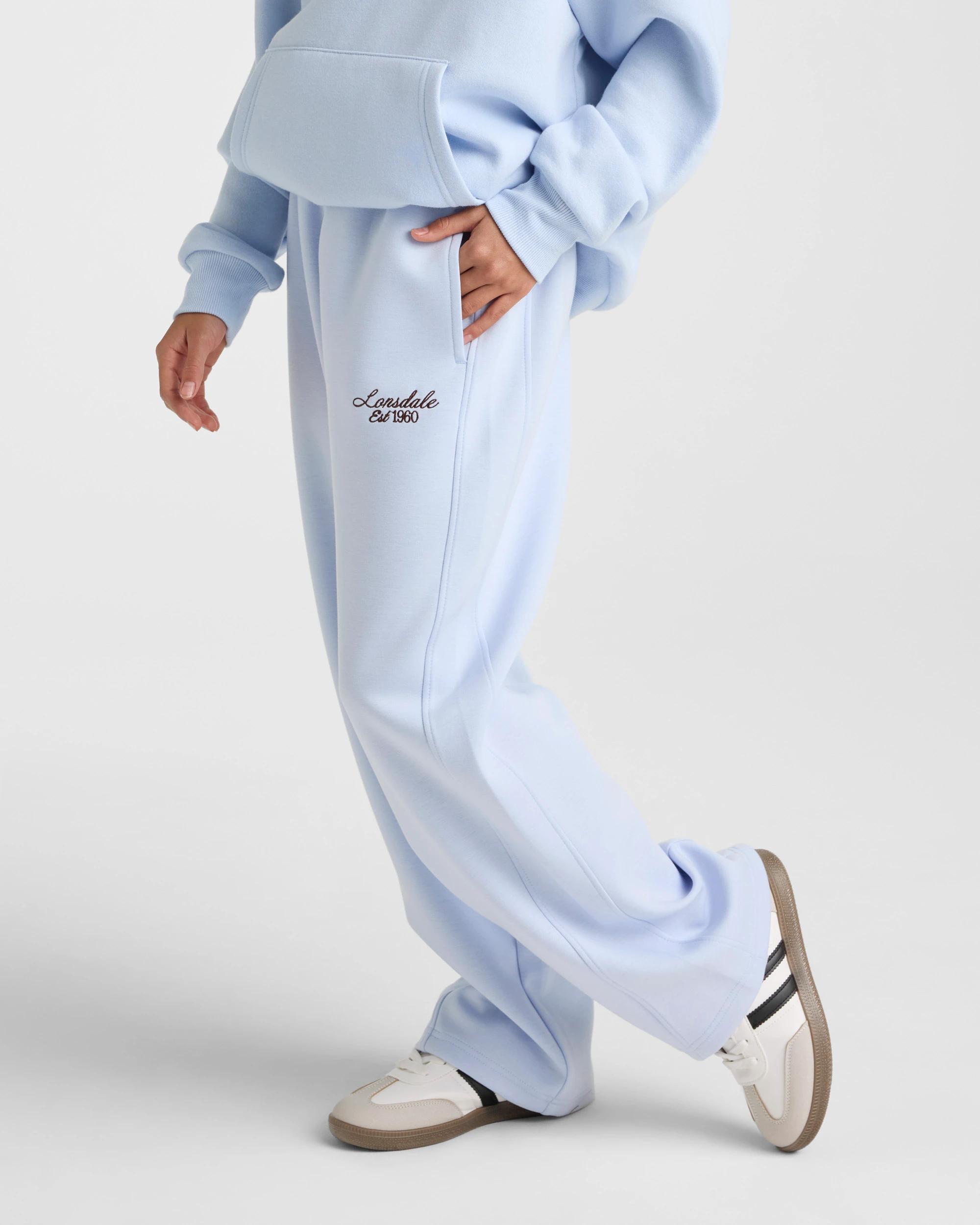 4 Lonsdale London Barrel Leg Track Pant - Light Blue LIGHT BLUE, 4 of 5