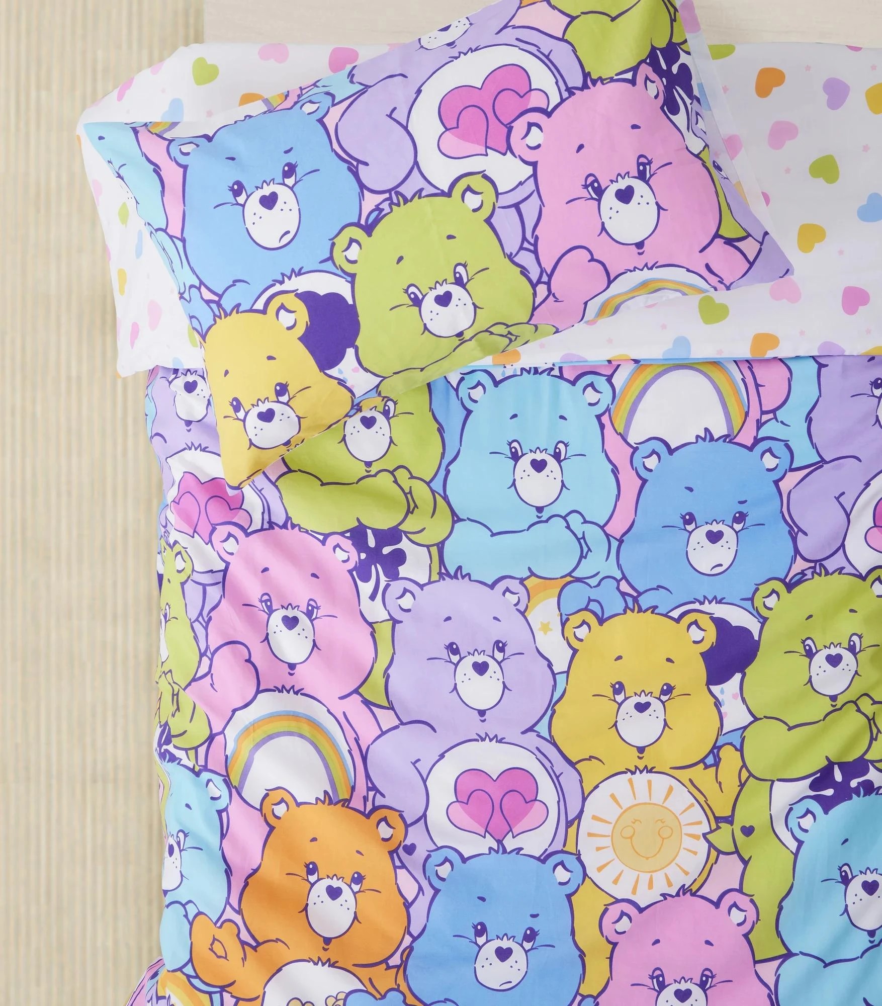 1 Care Bears Kids Quilt Cover Set - Double Bed - Multi, 1 of 4