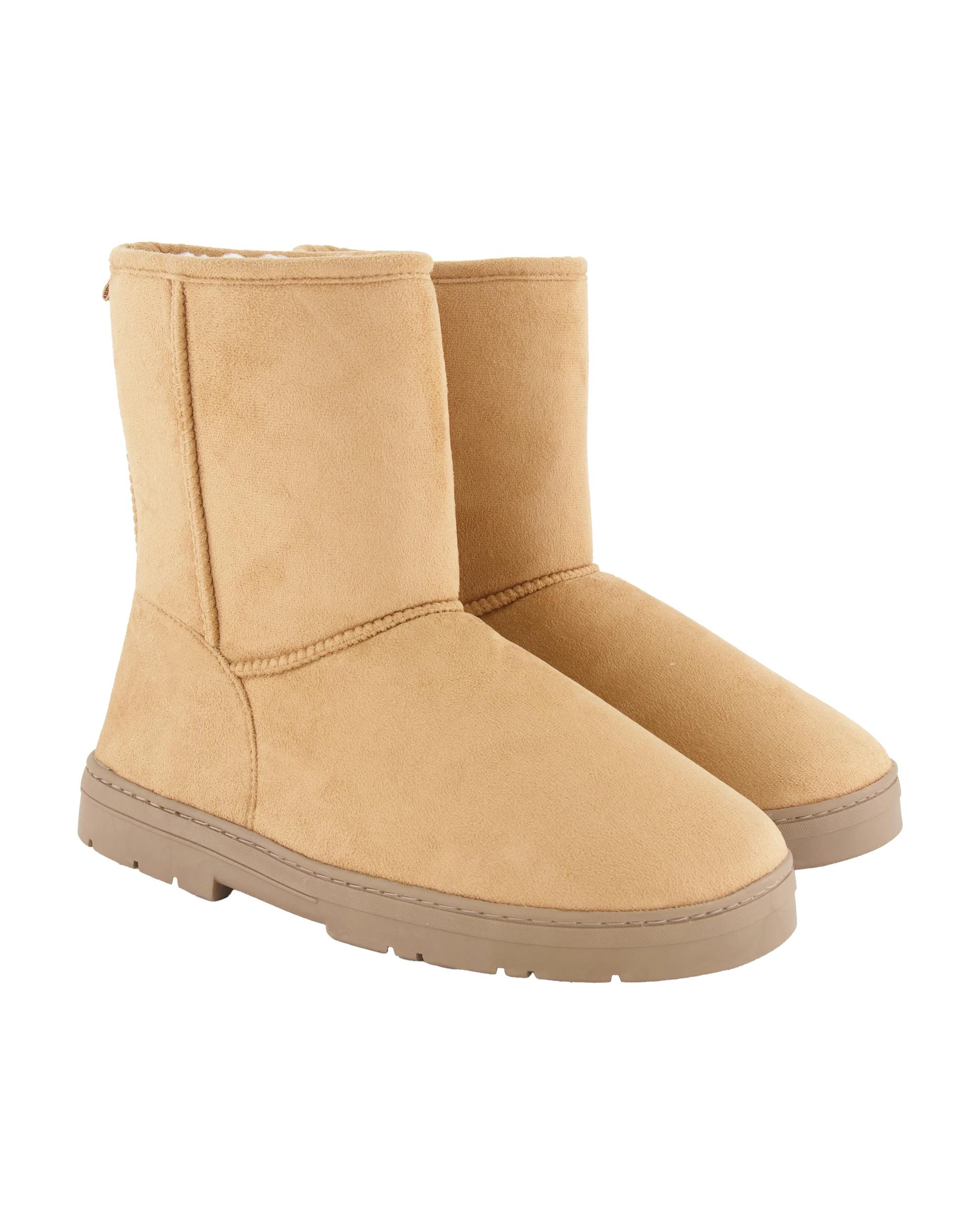 2 Hardsole Slipper Boots Sand, 2 of 3