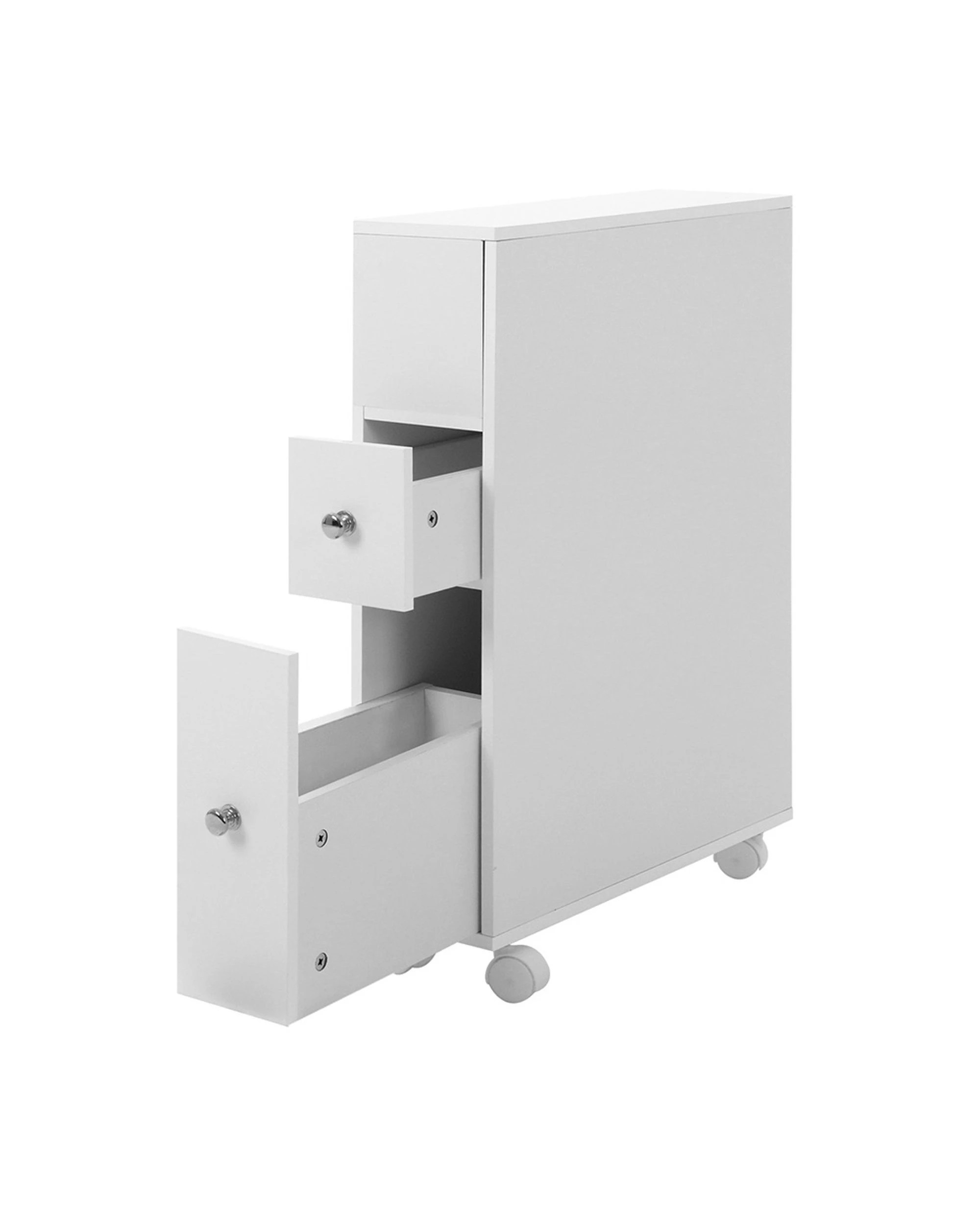 3 Artiss Bathroom Cabinet Storage Toilet Organiser
 - White, 3 of 3