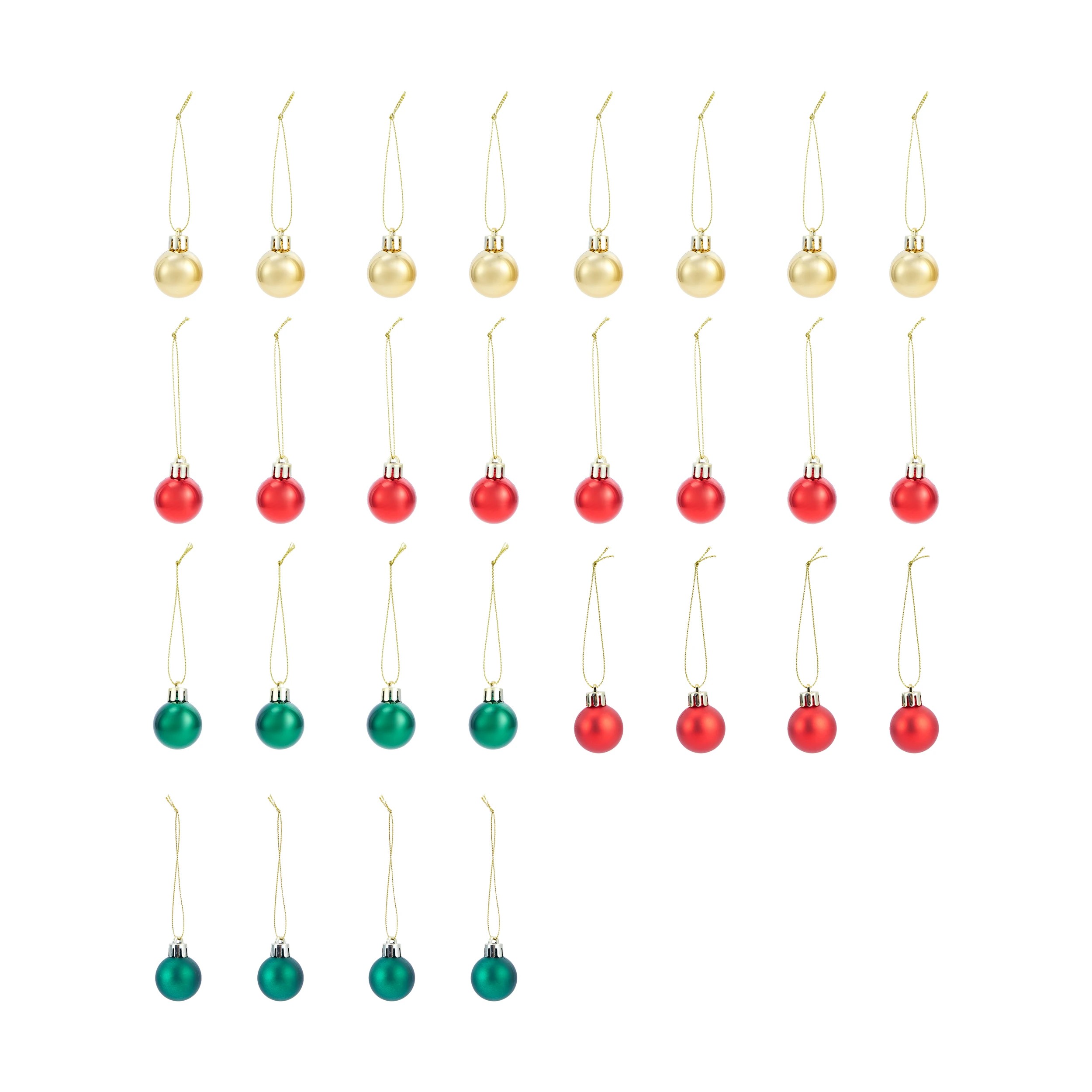 2 28 Pack 3cm Traditional Baubles, 2 of 9