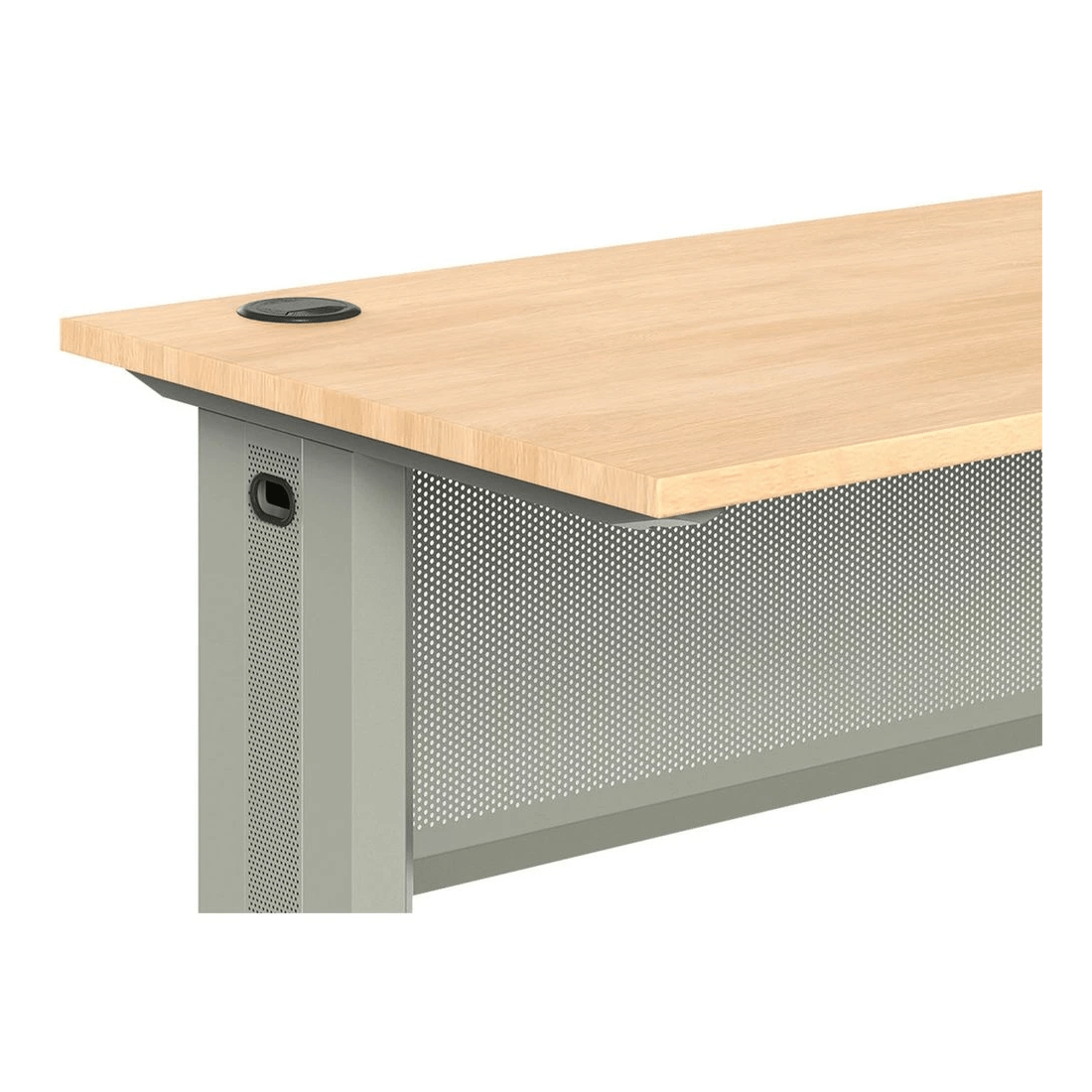 5 Matrix Office Desk 1500mm Oak, 5 of 9