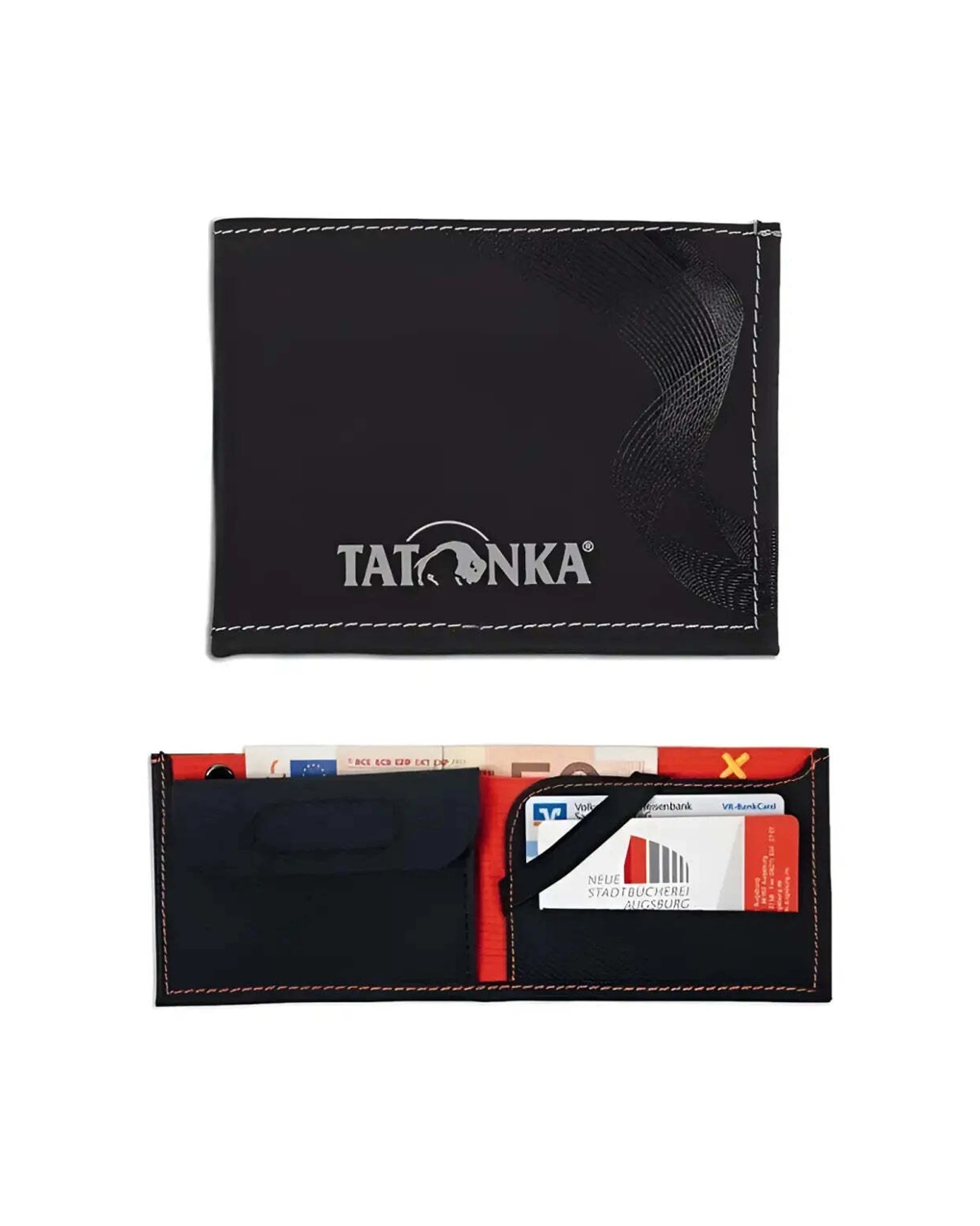 2 Tatonka HY Coin Wallet Durable Hypalon Construction Travel Accessory Carbon - Black, 2 of 5